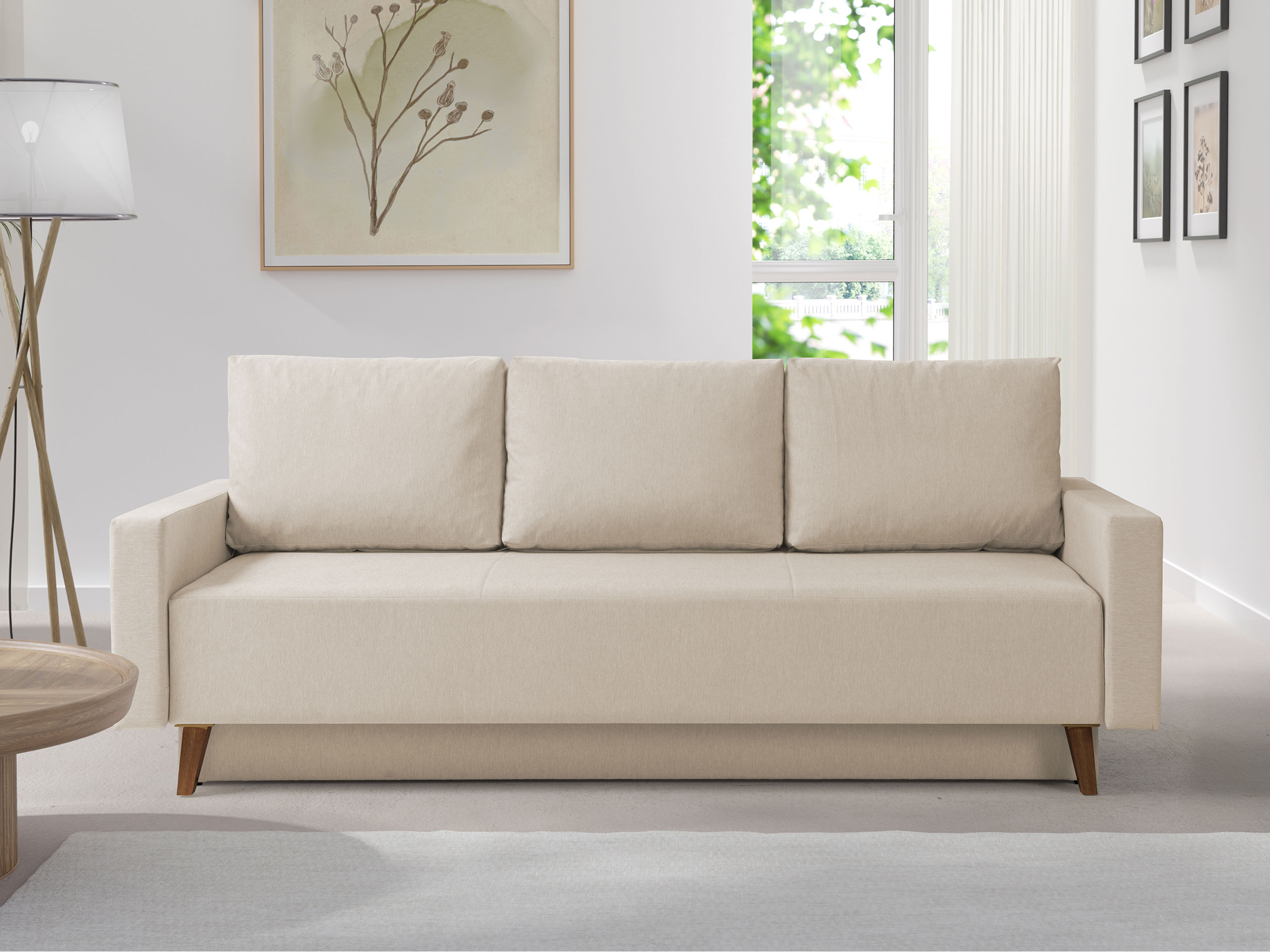 Slaapbank Delbene 129 (Verita 03 + Donkere san remo eik)