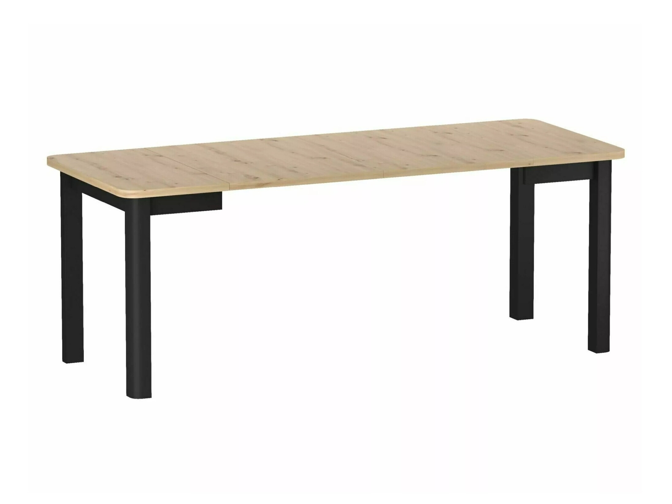 Tafel Detroit 1008 (Zwart + Artisan eiken)