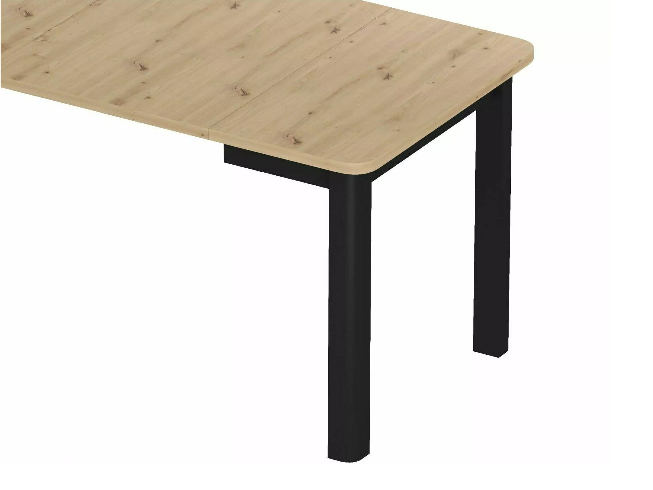 Tafel Detroit 1008 (Zwart + Artisan eiken)