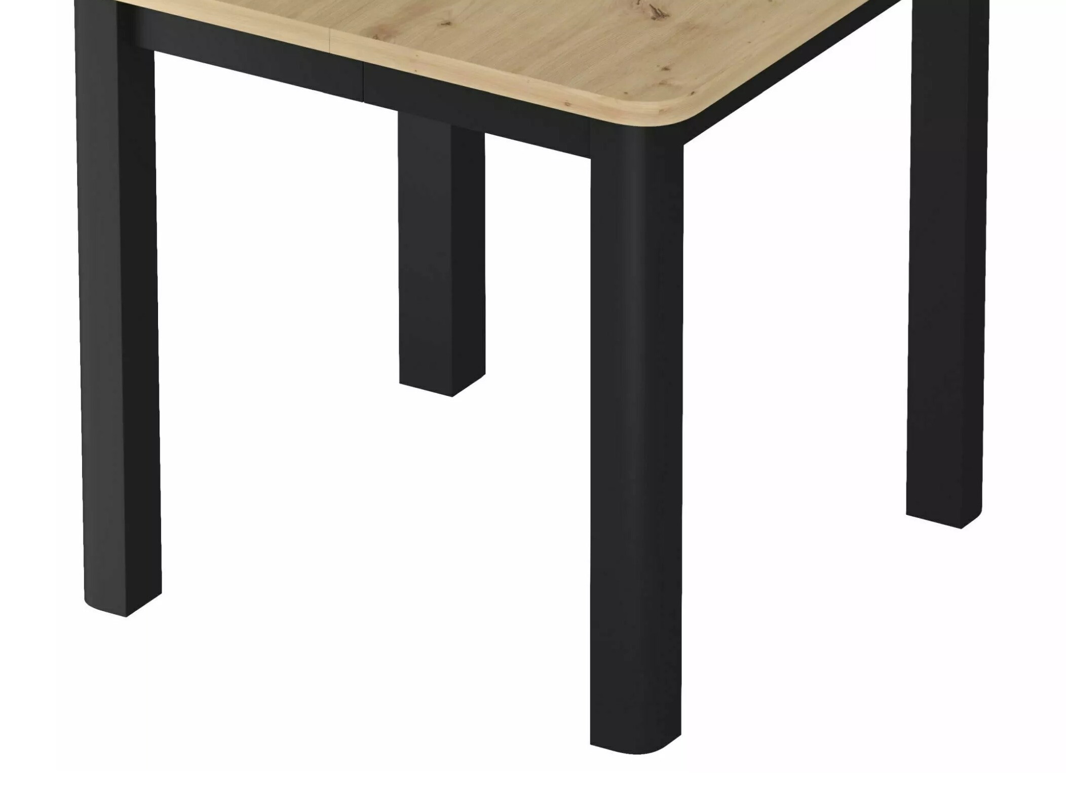 Tafel Detroit 1008 (Zwart + Artisan eiken)