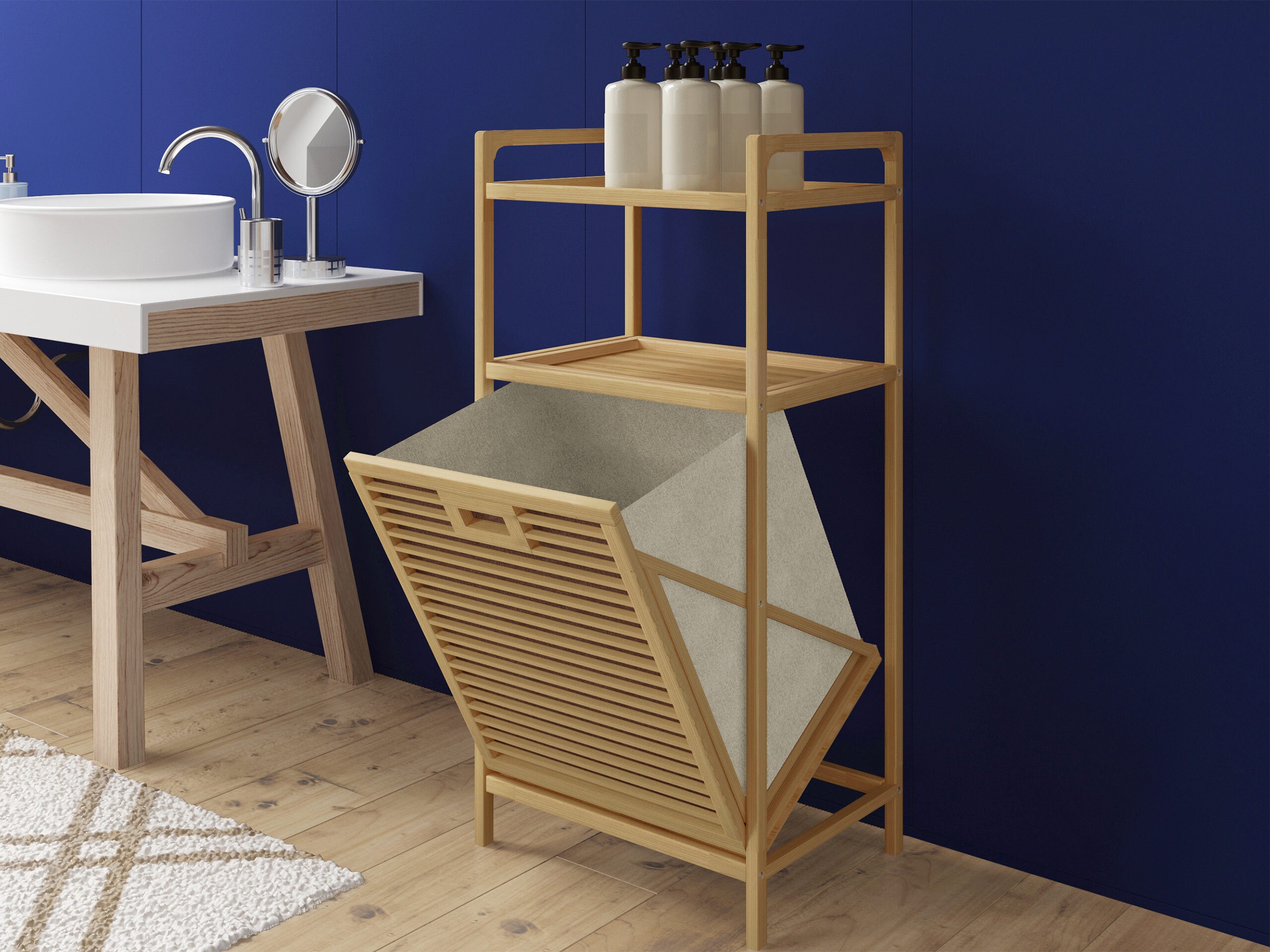 Plank voor de badkamer Structes