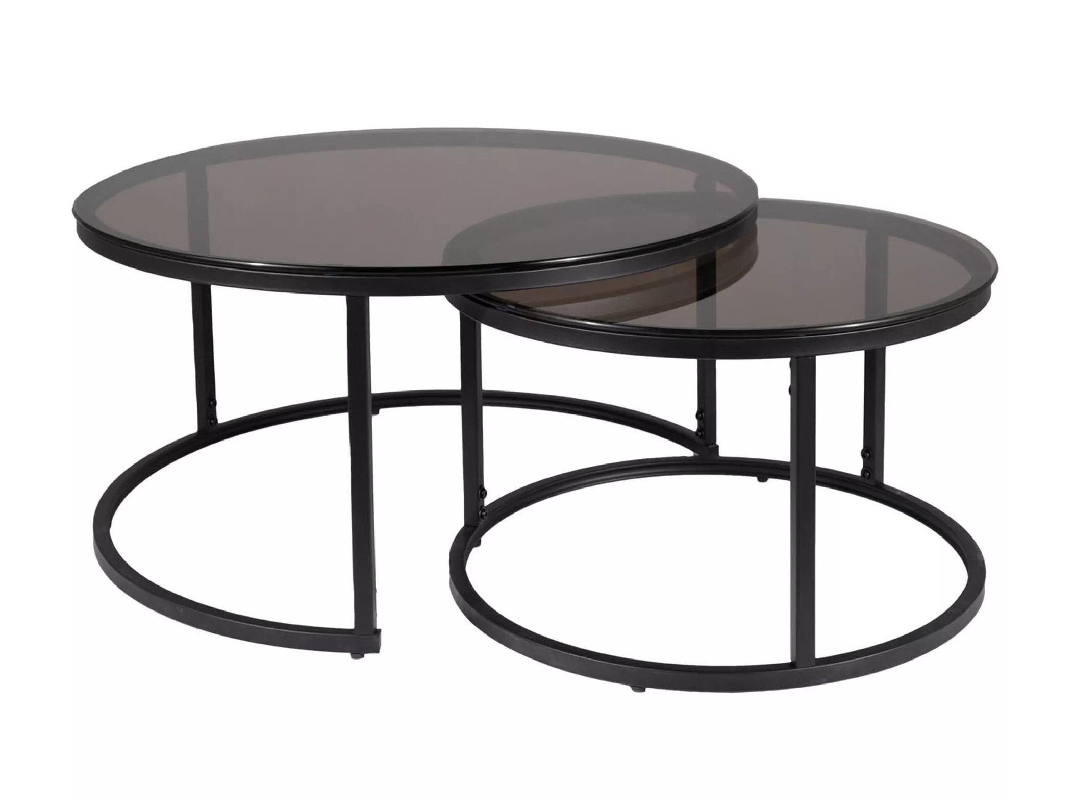 Salontafel set Detroit 607 (Zwart)