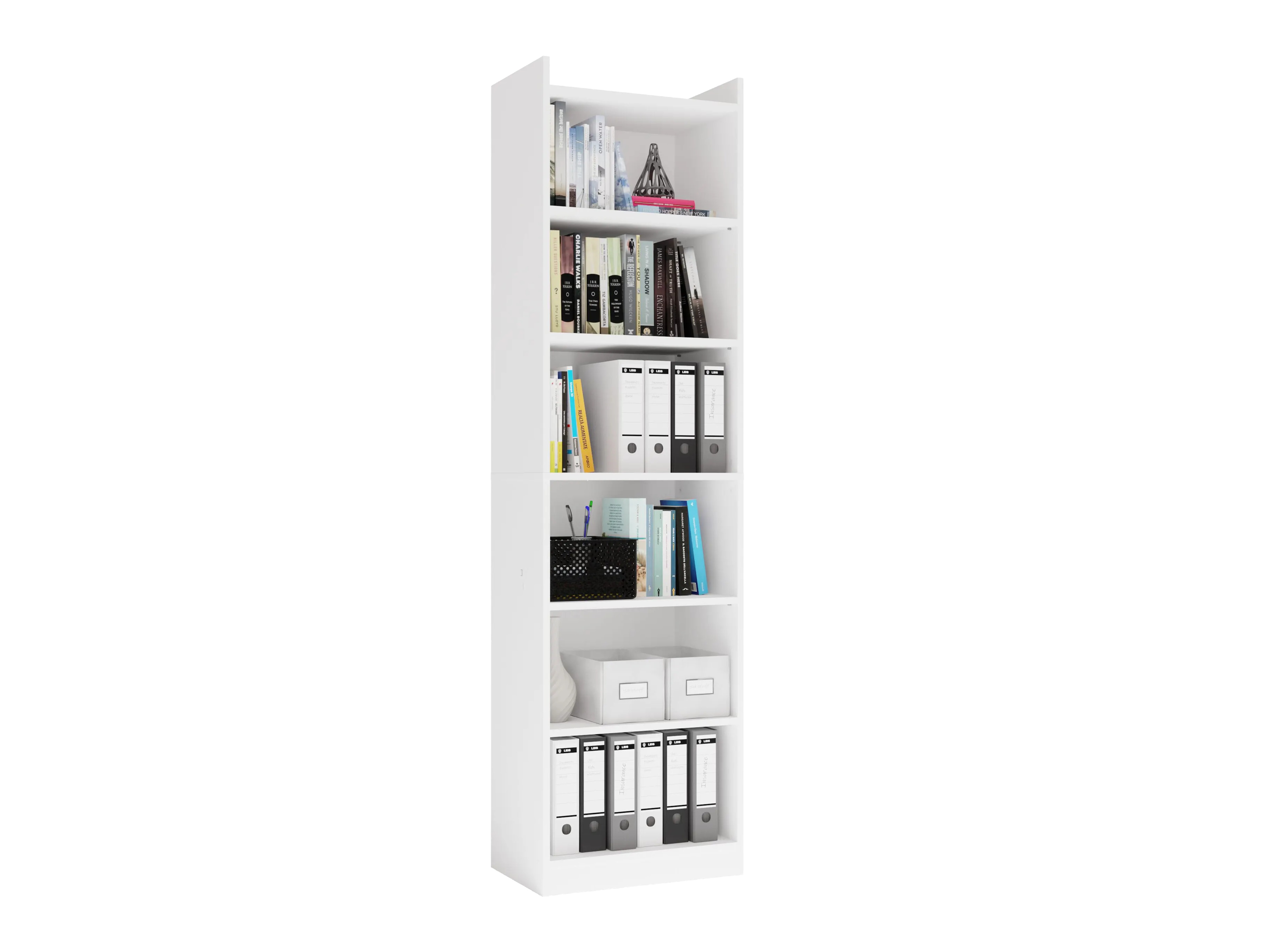 Boekenkast Mandeville 380 (Wit)
