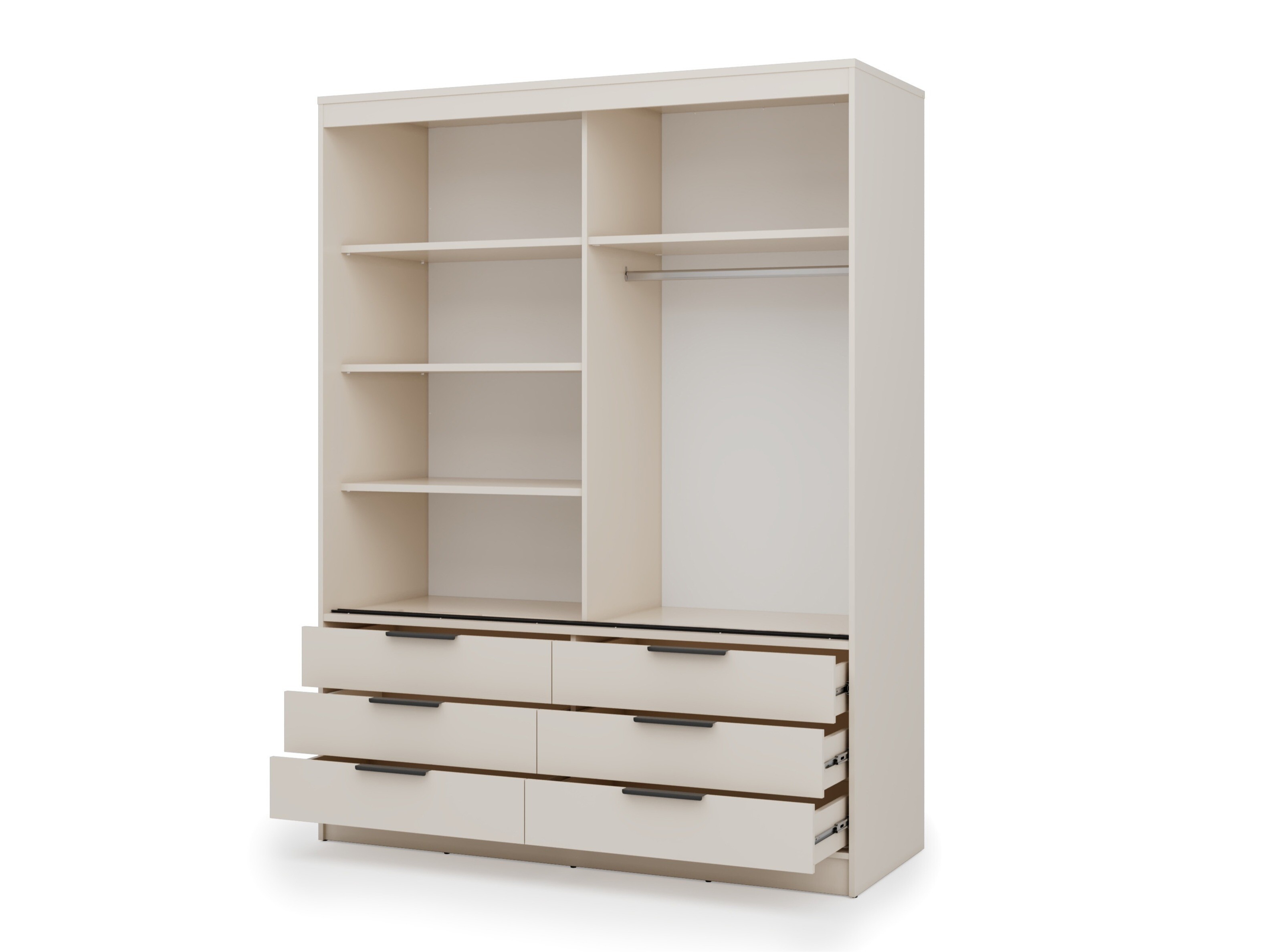 Kledingkast Fresno 183 (Beige)