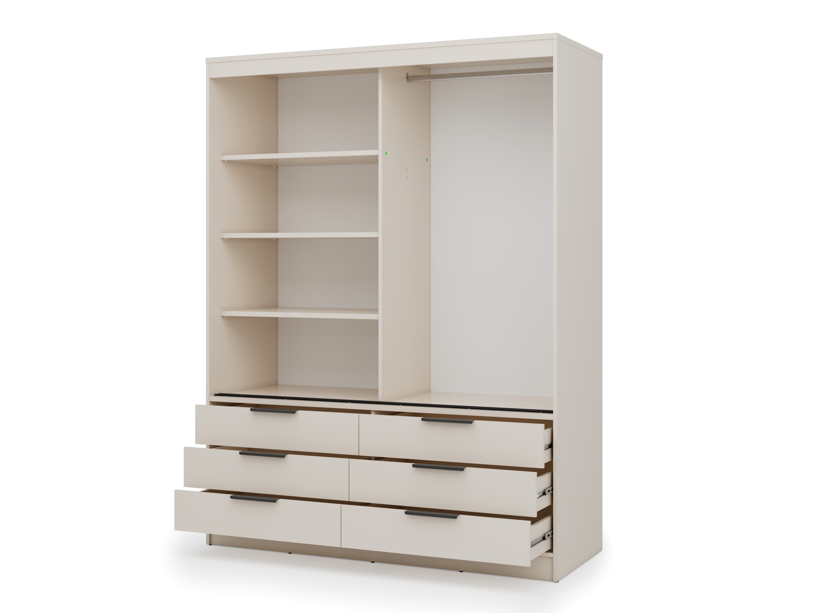 Kledingkast Fresno 183 (Beige)