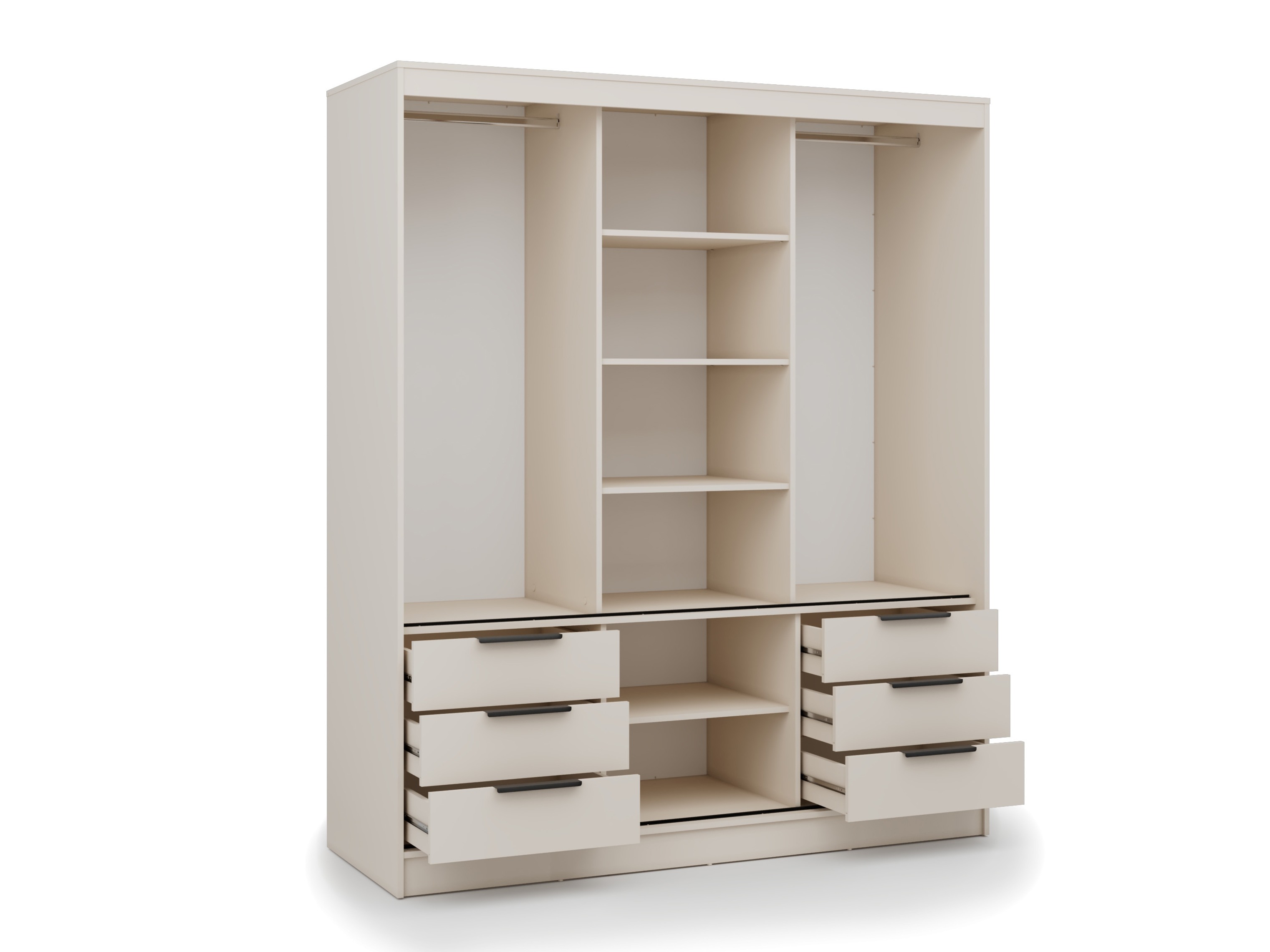 Kledingkast Fresno 184 (Beige)
