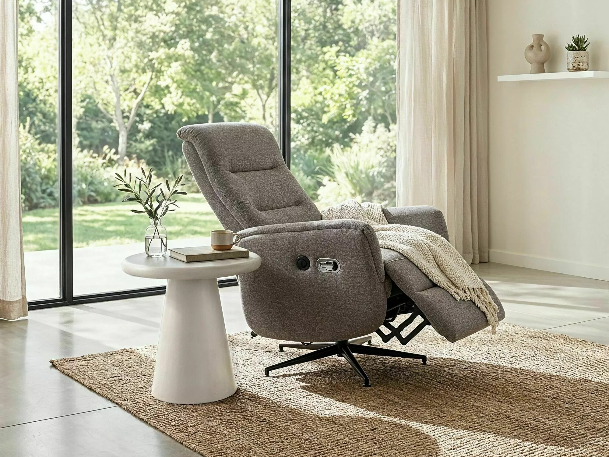 Relaxfauteuil Detroit 1031 (Raven 07)