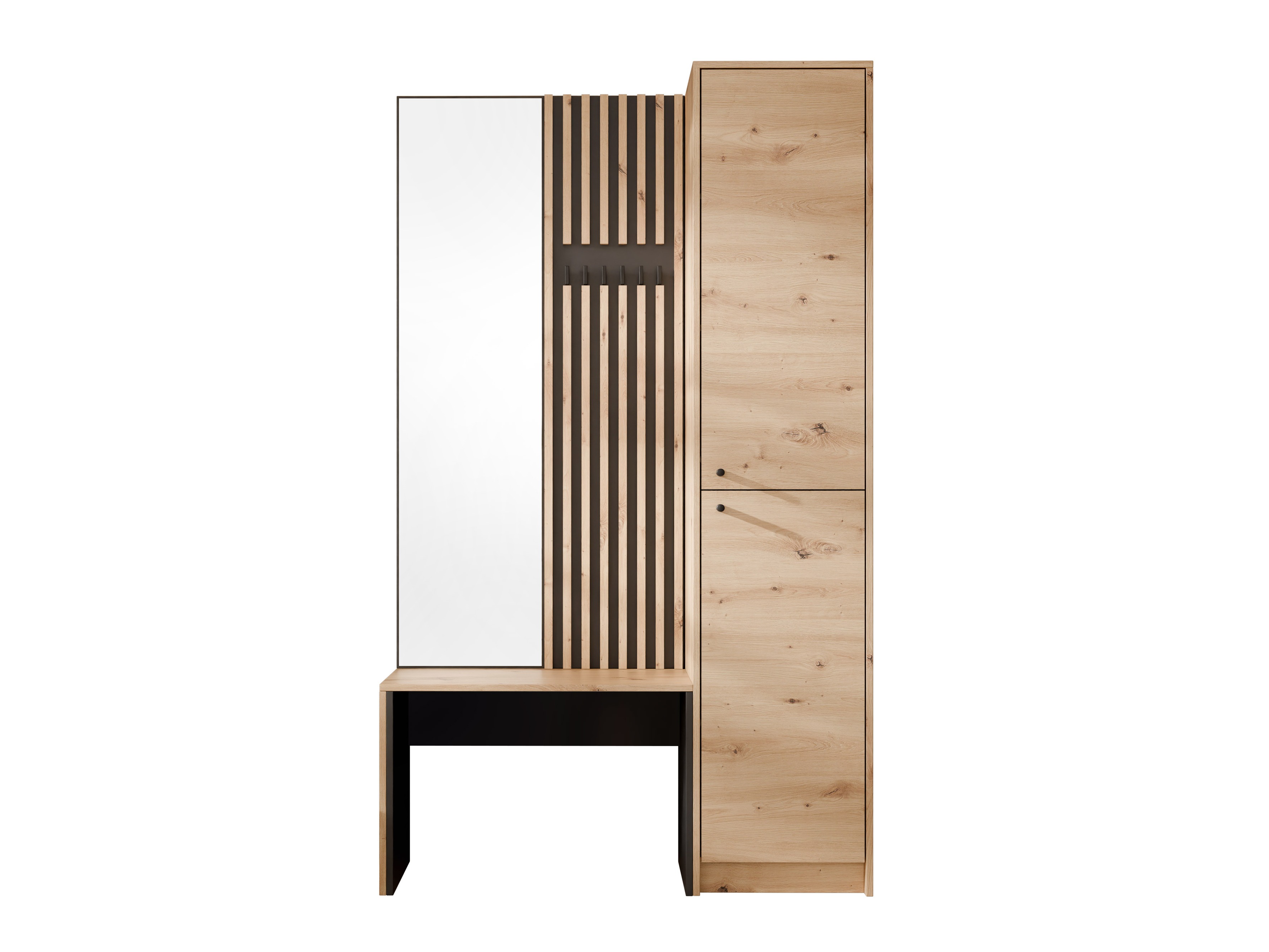 Gangmeubelset Comfivo Nomas (Artisan eiken + Zwart)