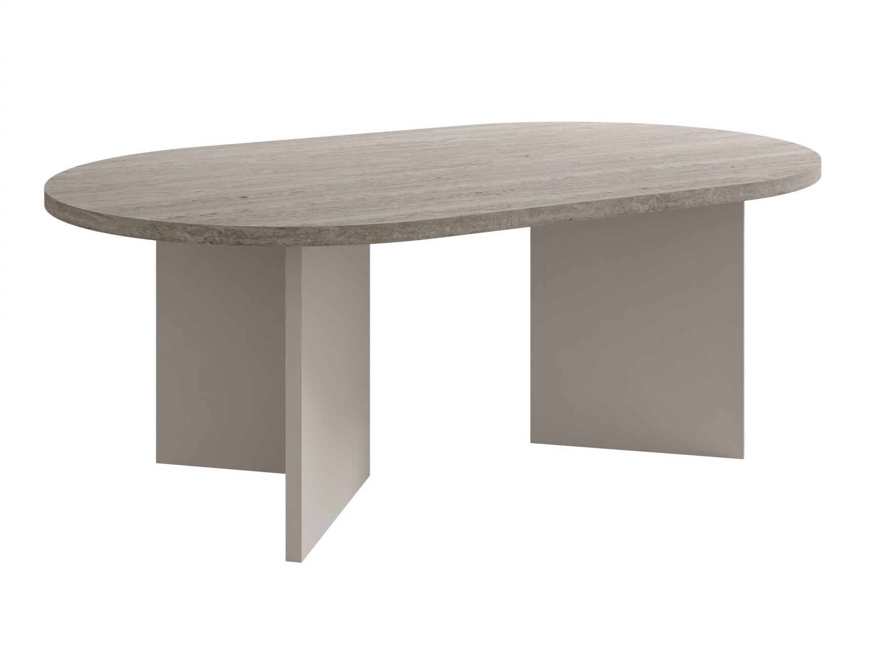Salontafel Comfivo Fungus (Licht Travertine + Beige)