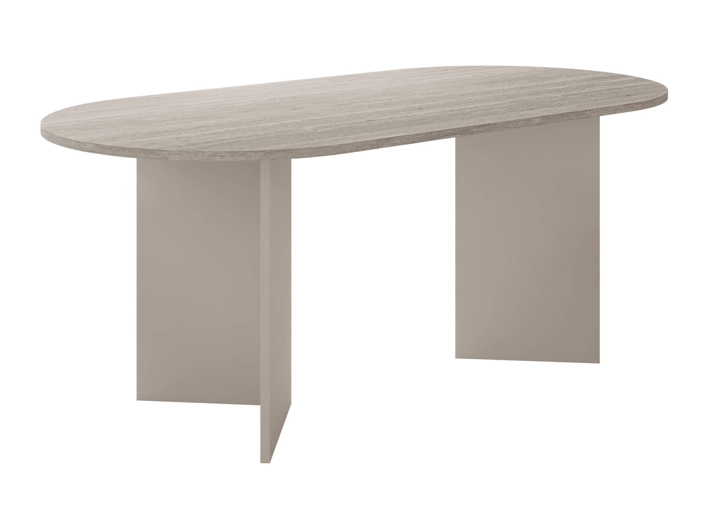 Tafel Comfivo Fungus (Licht Travertine + Beige)
