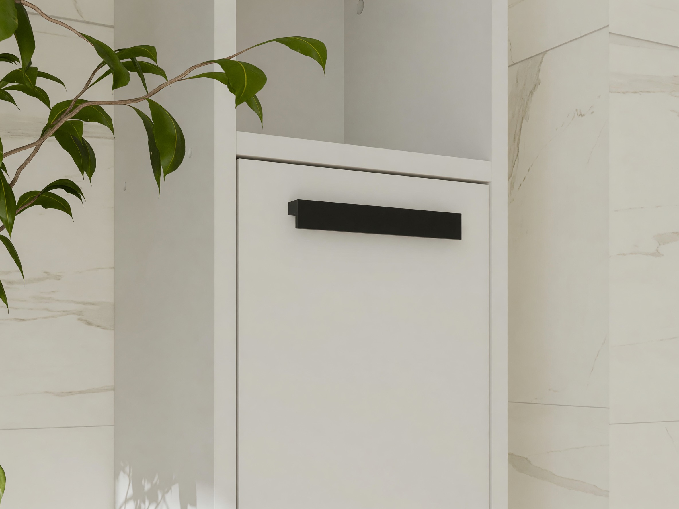 Plank voor de badkamer Mandeville 381 (Wit)