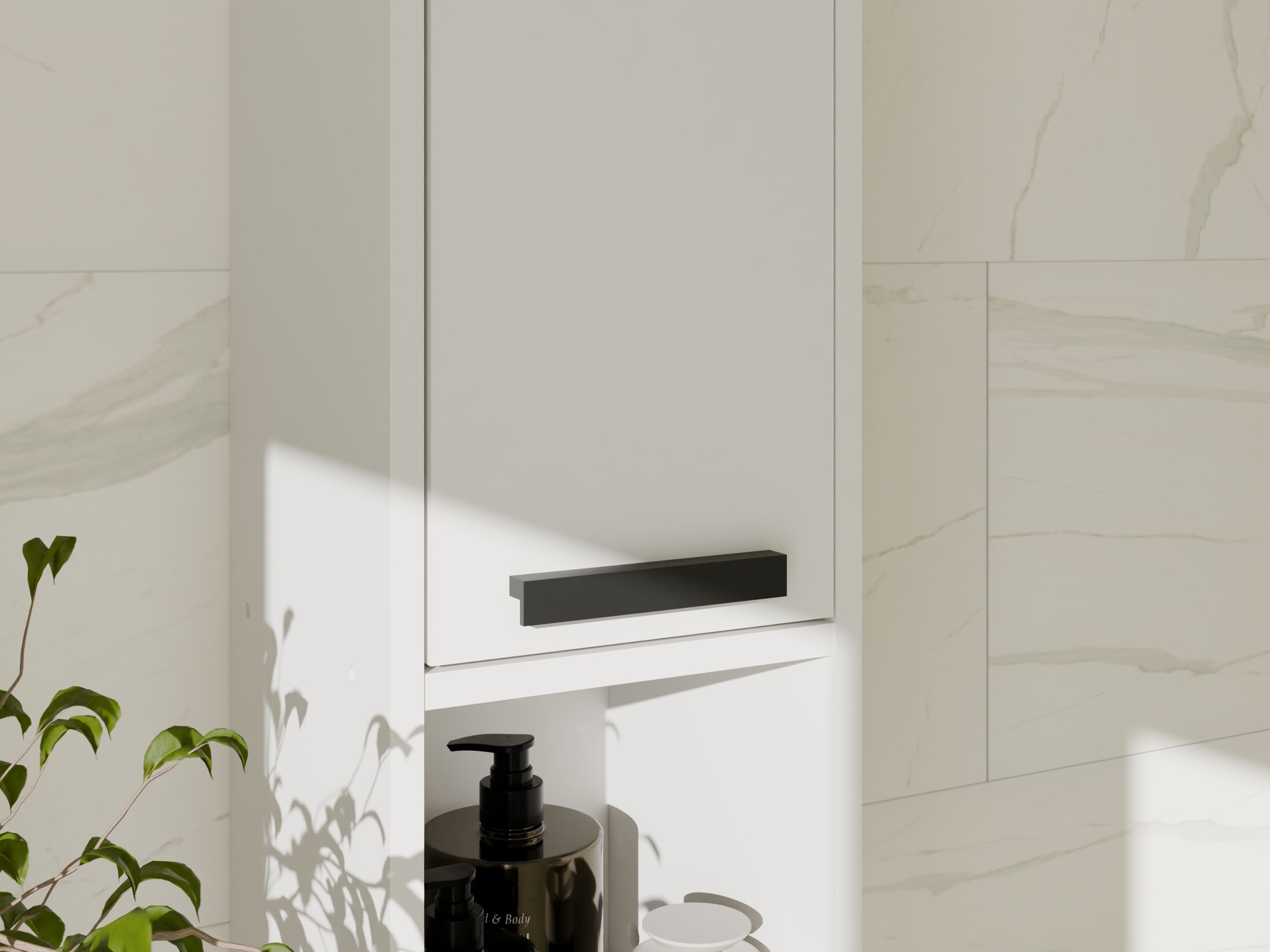 Wand badkamermeubel Mandeville 382 (Wit)