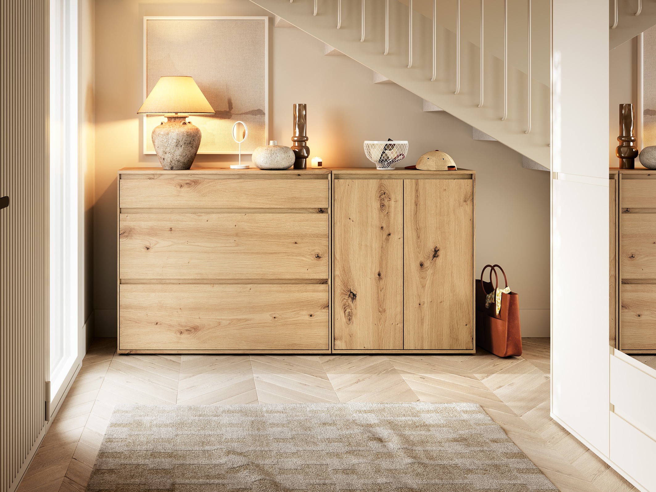 Dressoir Torfiou 101 (Artisan eiken)