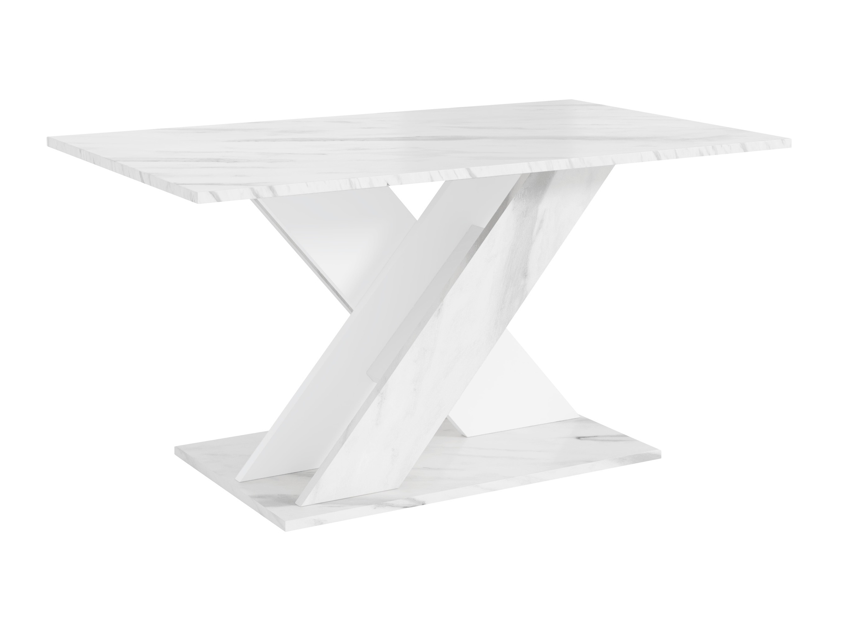 Salontafel Goodyear 140 (Wit marmer + Wit)
