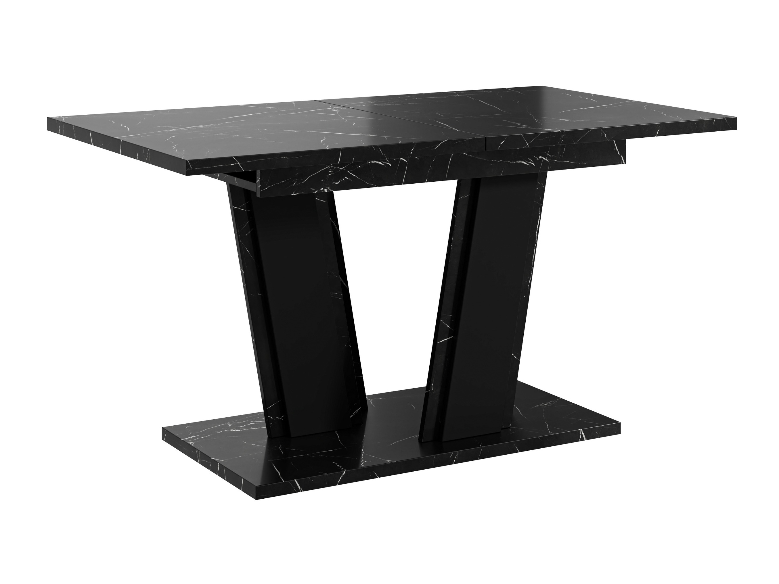 Tafel Goodyear 139 (Zwart marmer + Zwart)