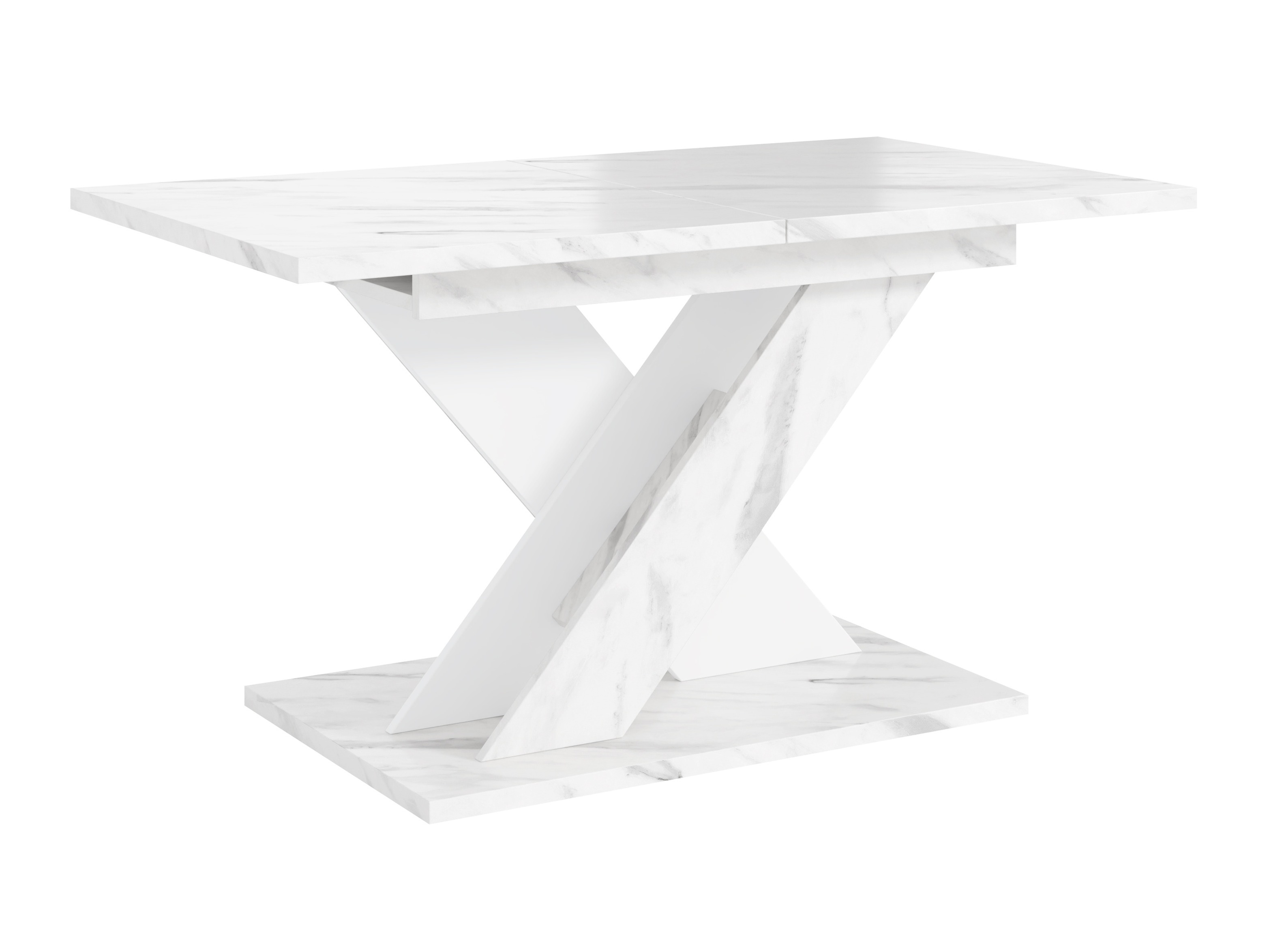 Tafel Goodyear 141 (Wit marmer + Wit)
