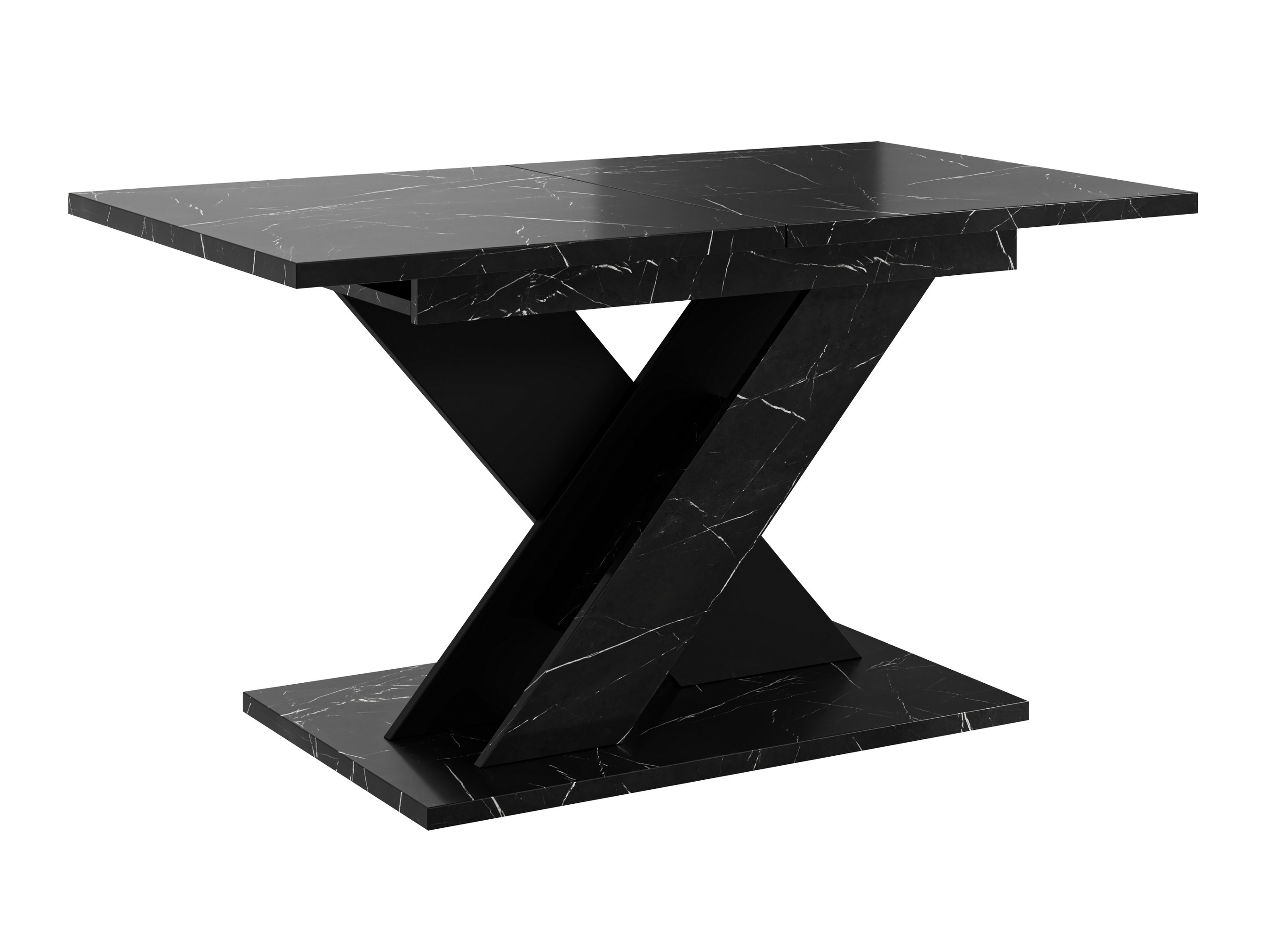 Tafel Goodyear 141 (Zwart marmer + Zwart)