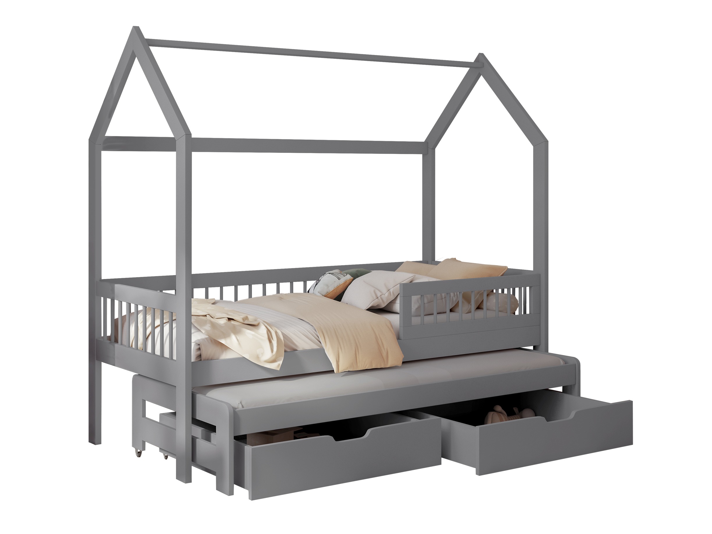 Bed Henderson 166 (Grijs)