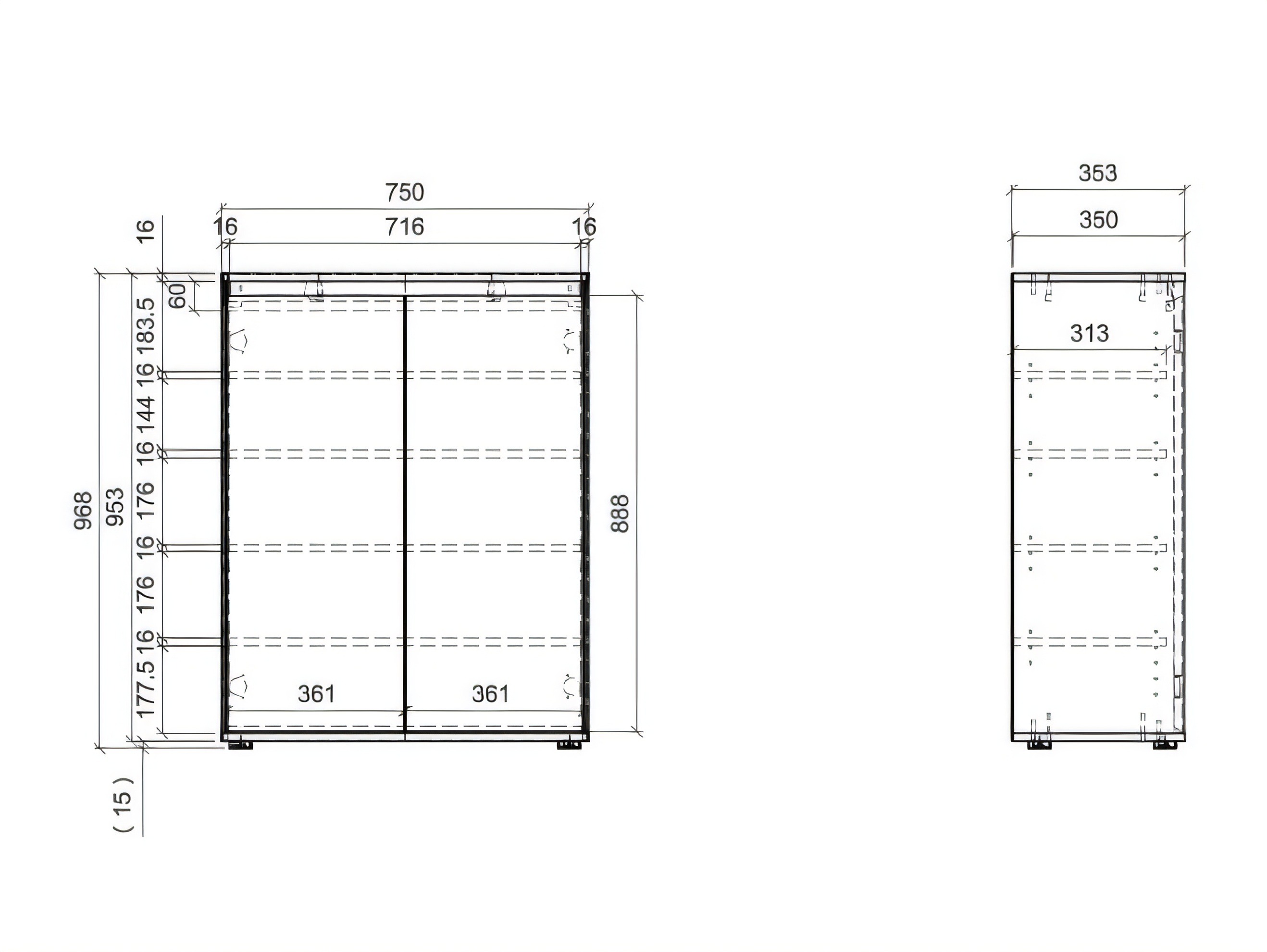Dressoir Torfiou 101 (Groen)