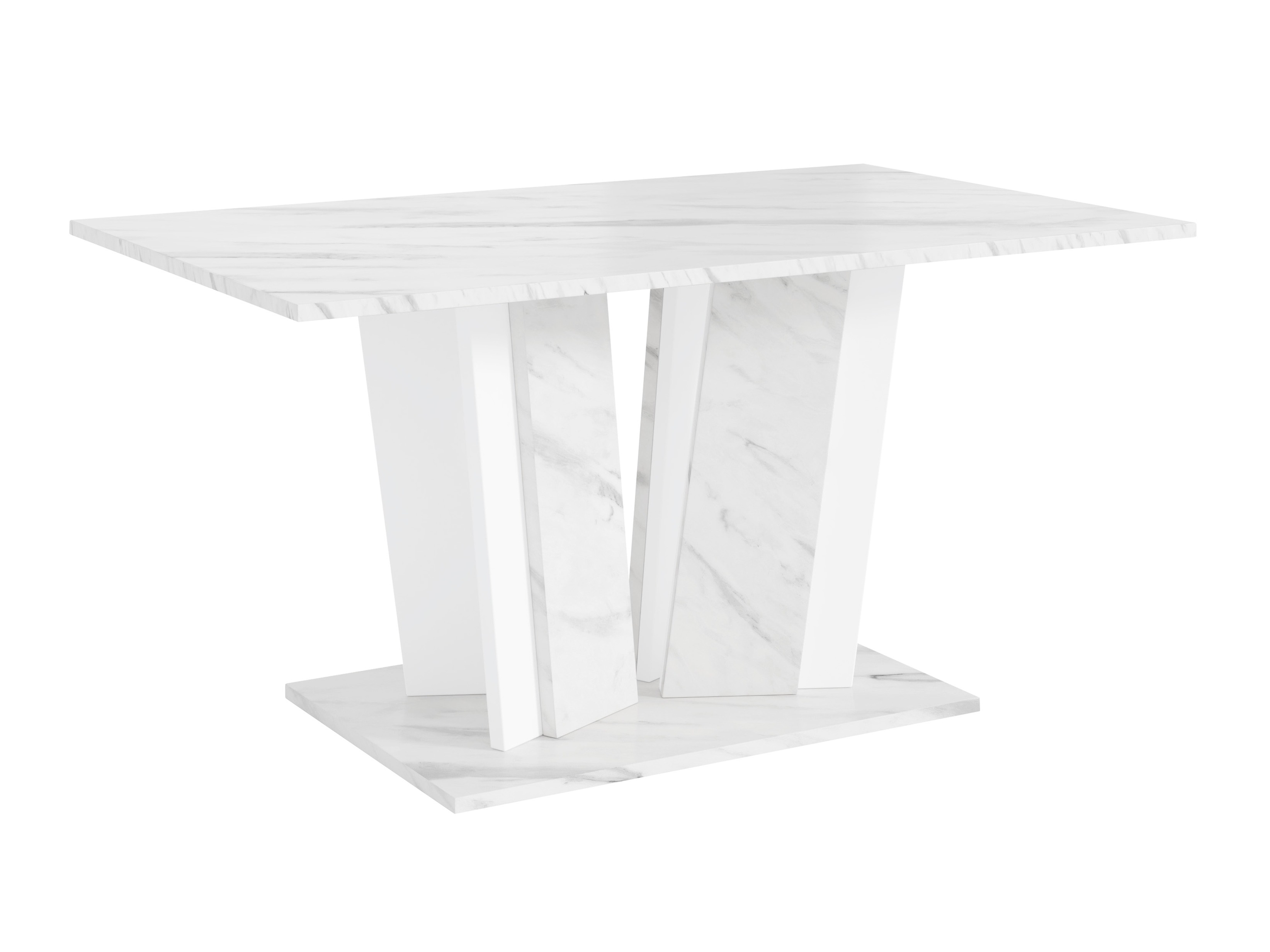 Salontafel Goodyear 143 (Wit marmer + Wit)