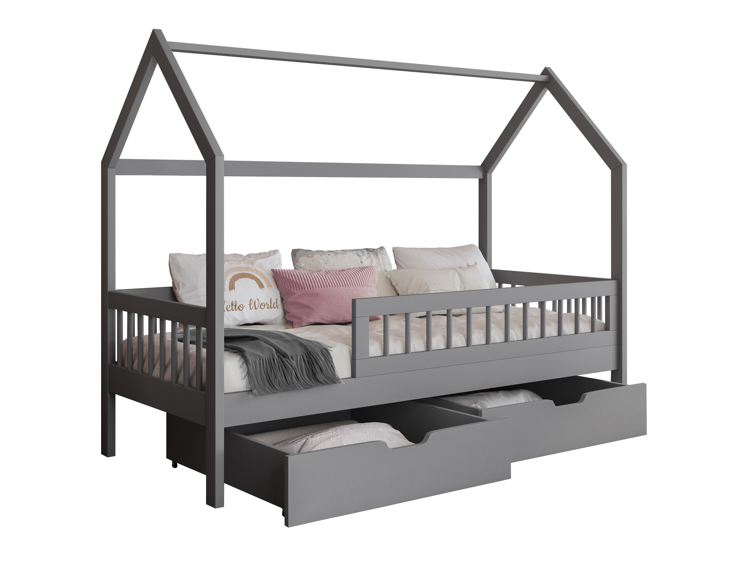 Bed Henderson 167 (Grijs)