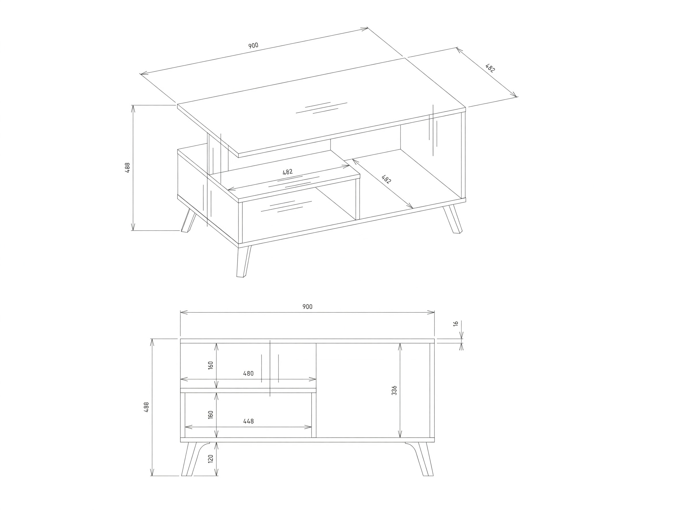 Salontafel Telue 102