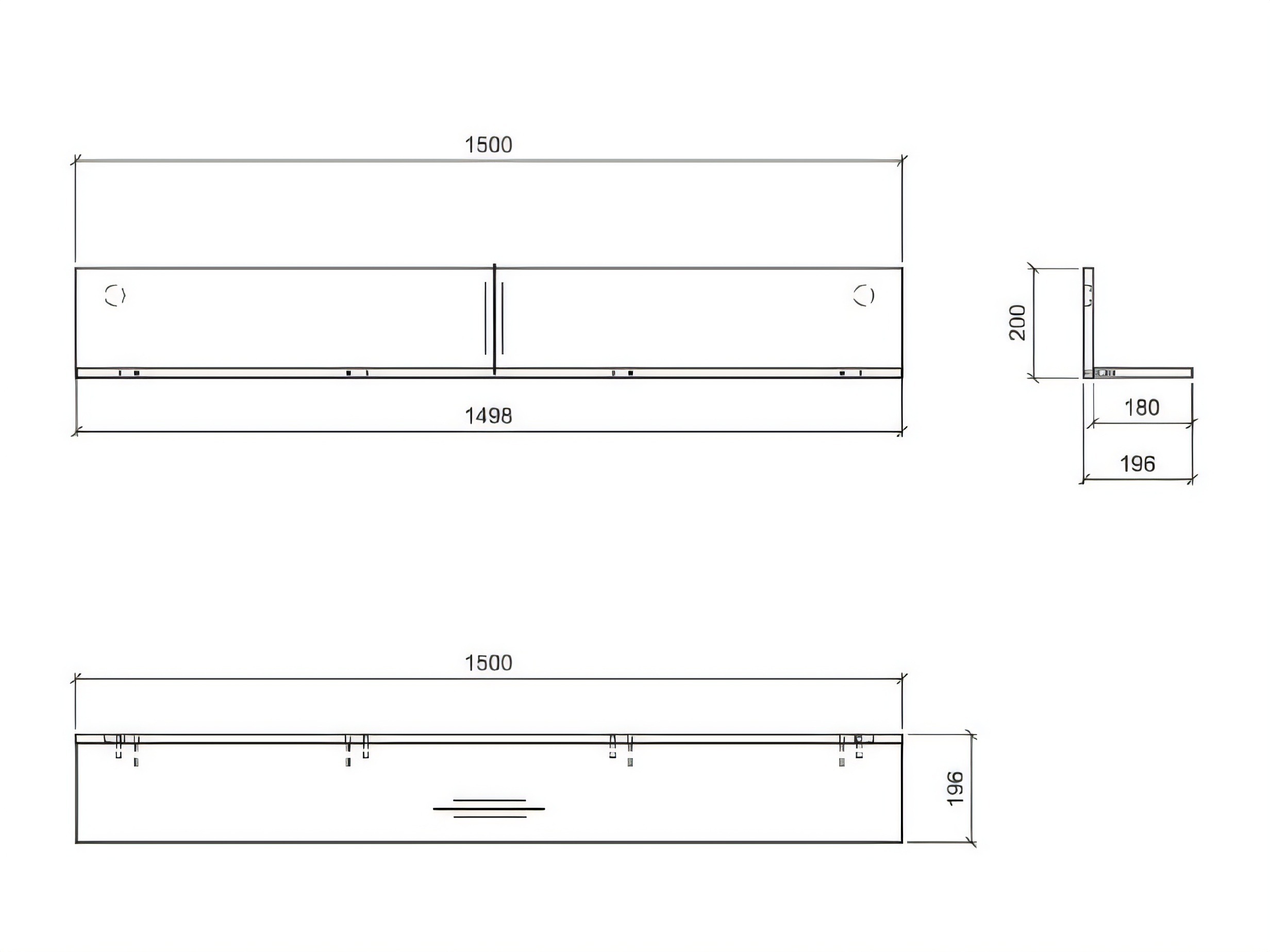 Wandplank Floveni 105