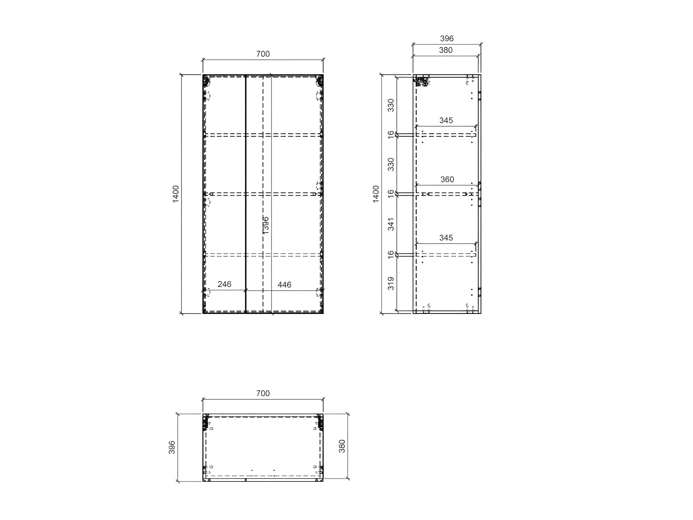 Wandkast Floveni 112
