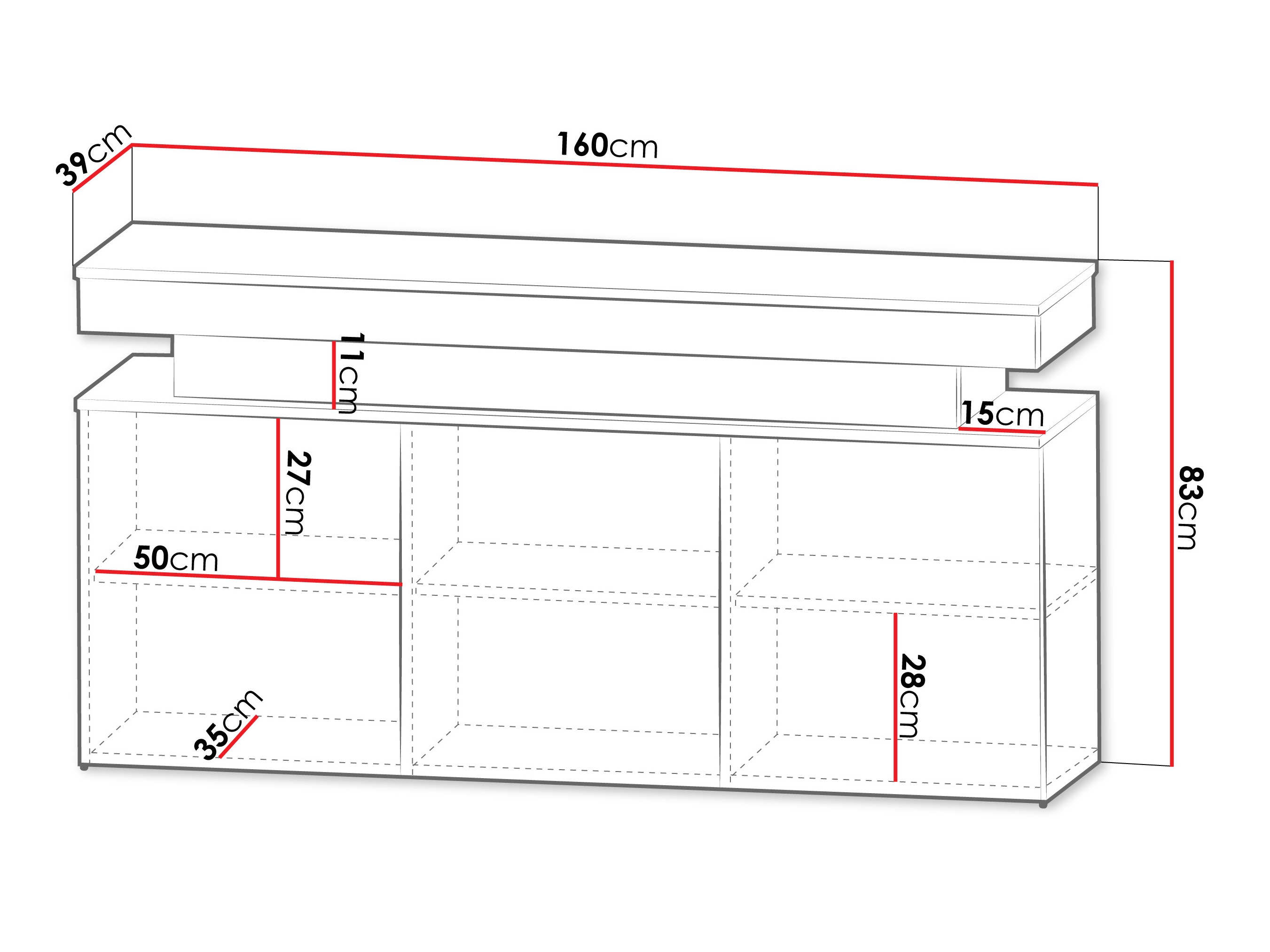 Dressoir Monfero (Kasjmier)