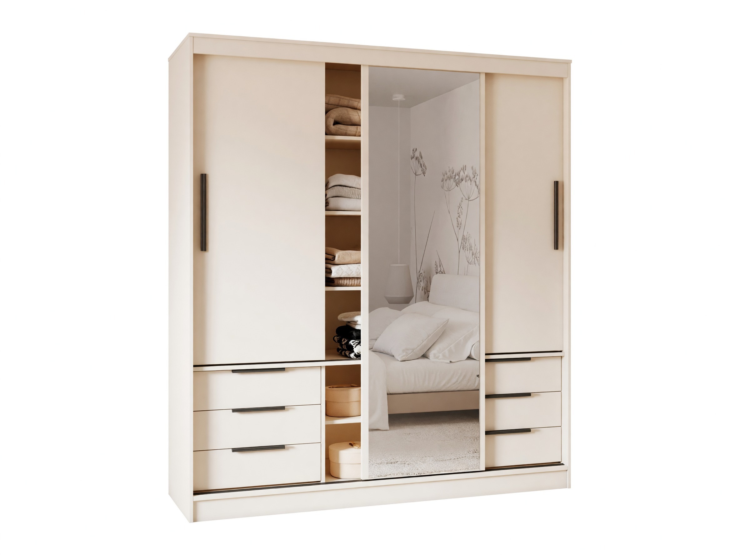 Kledingkast Fresno 184 (Beige)