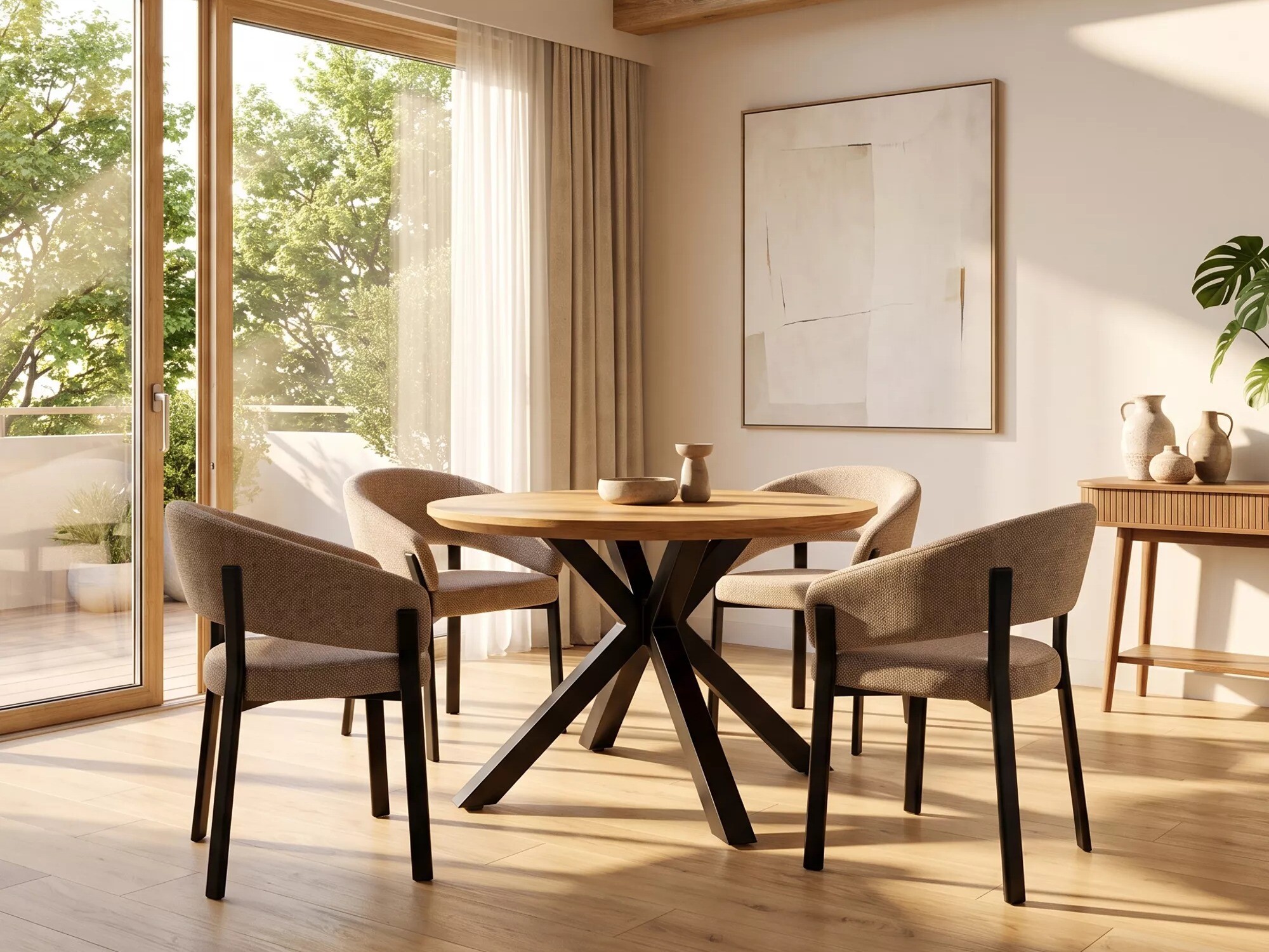 Stoel Detroit 1047 (Beige)