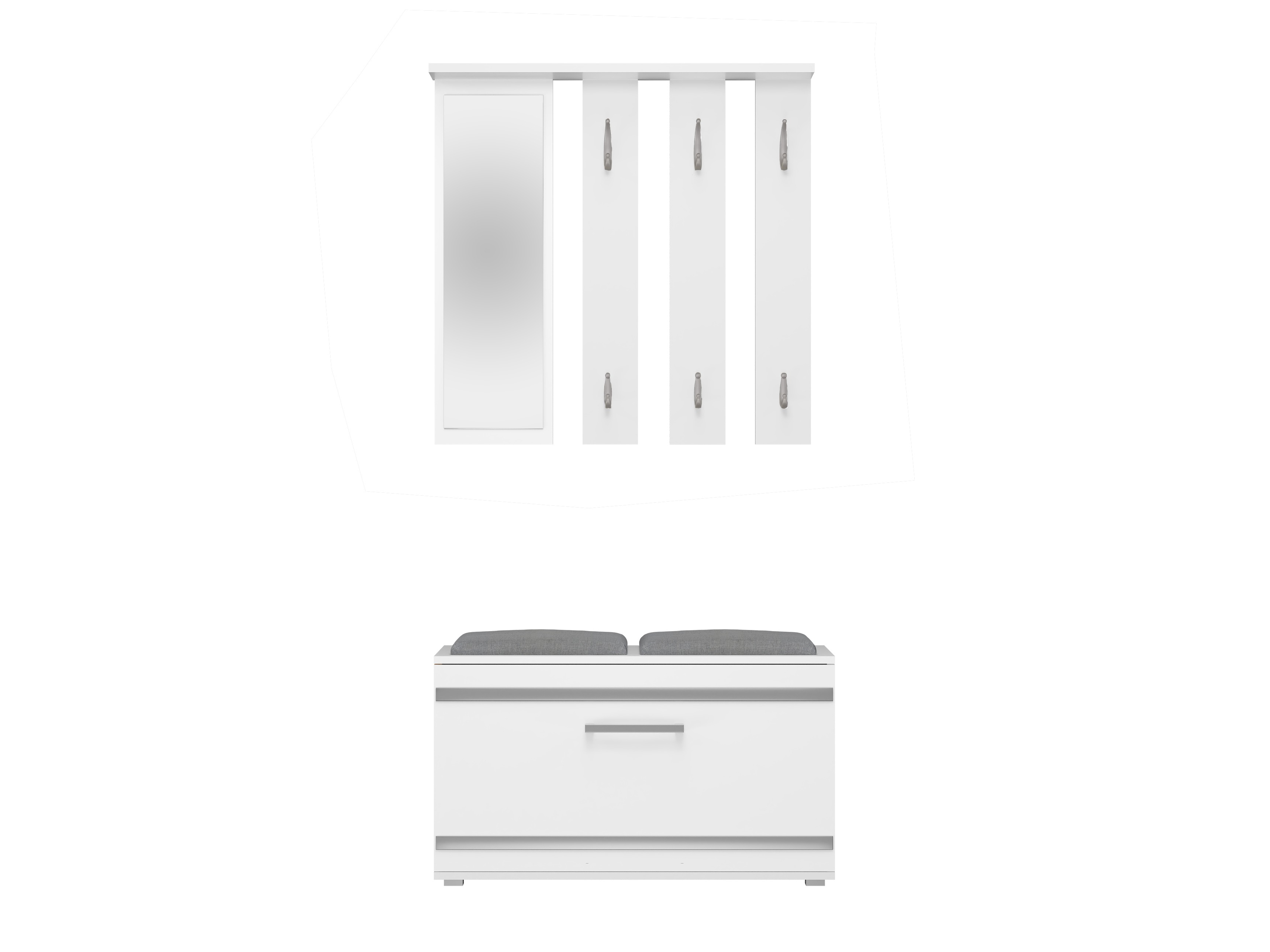 Gangmeubelset Mandeville 396 (Wit)
