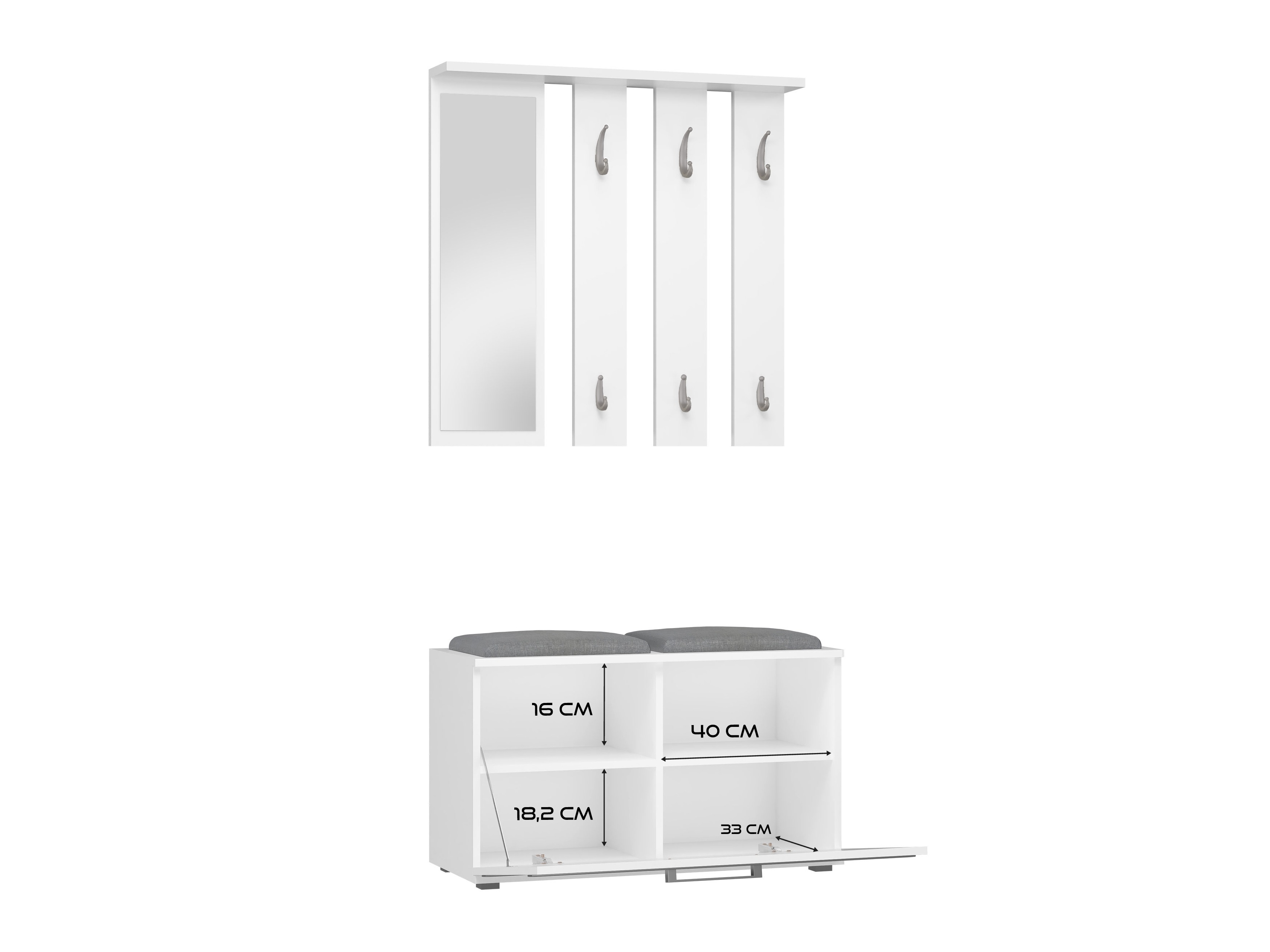 Gangmeubelset Mandeville 396 (Wit)