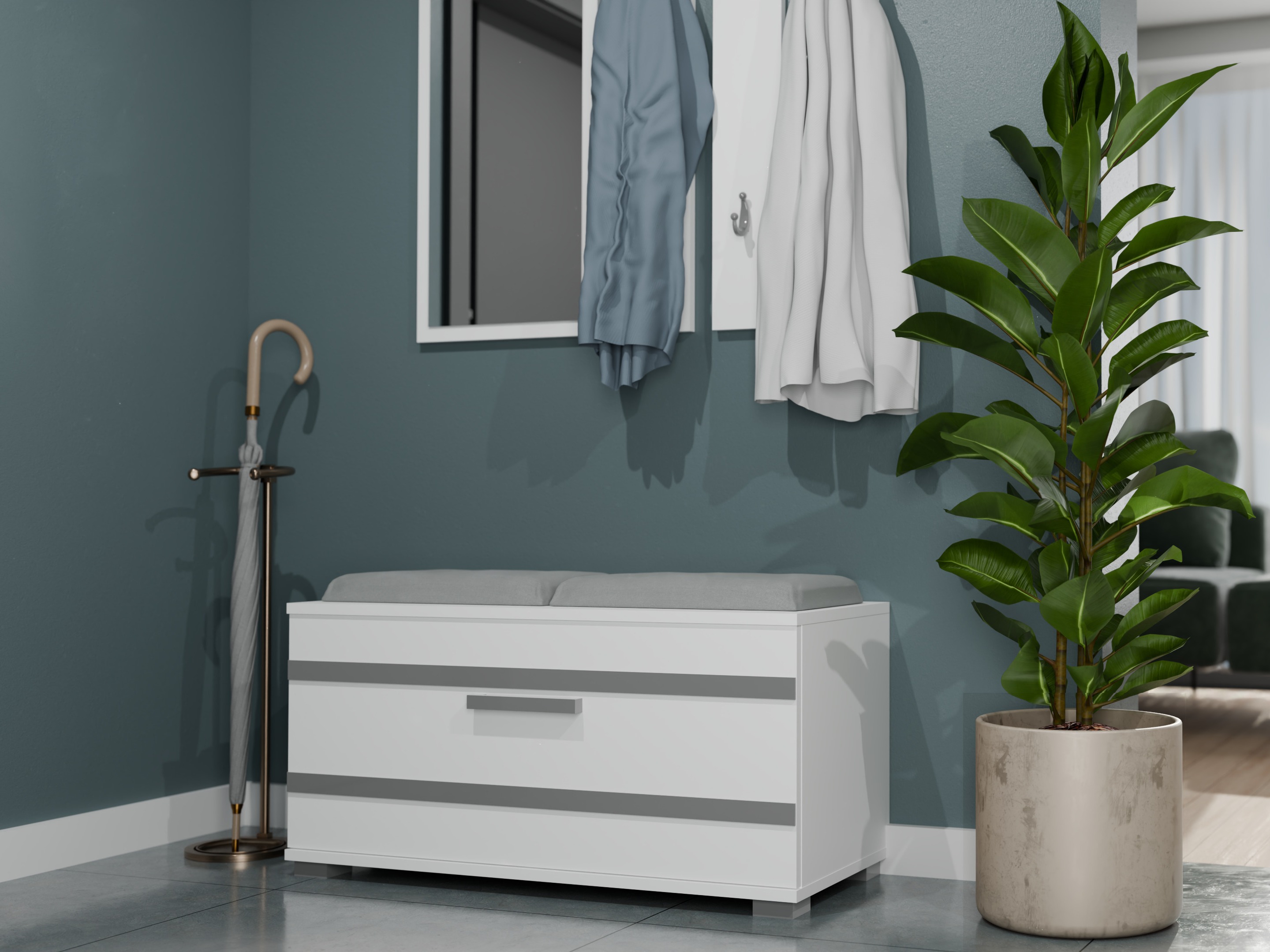 Gangmeubelset Mandeville 396 (Wit)