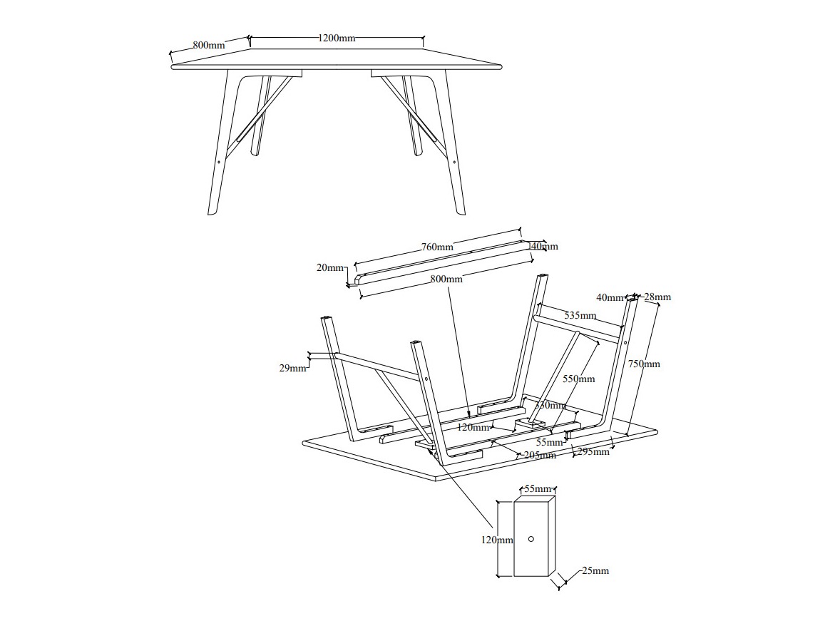 Tafel Dallas 5350