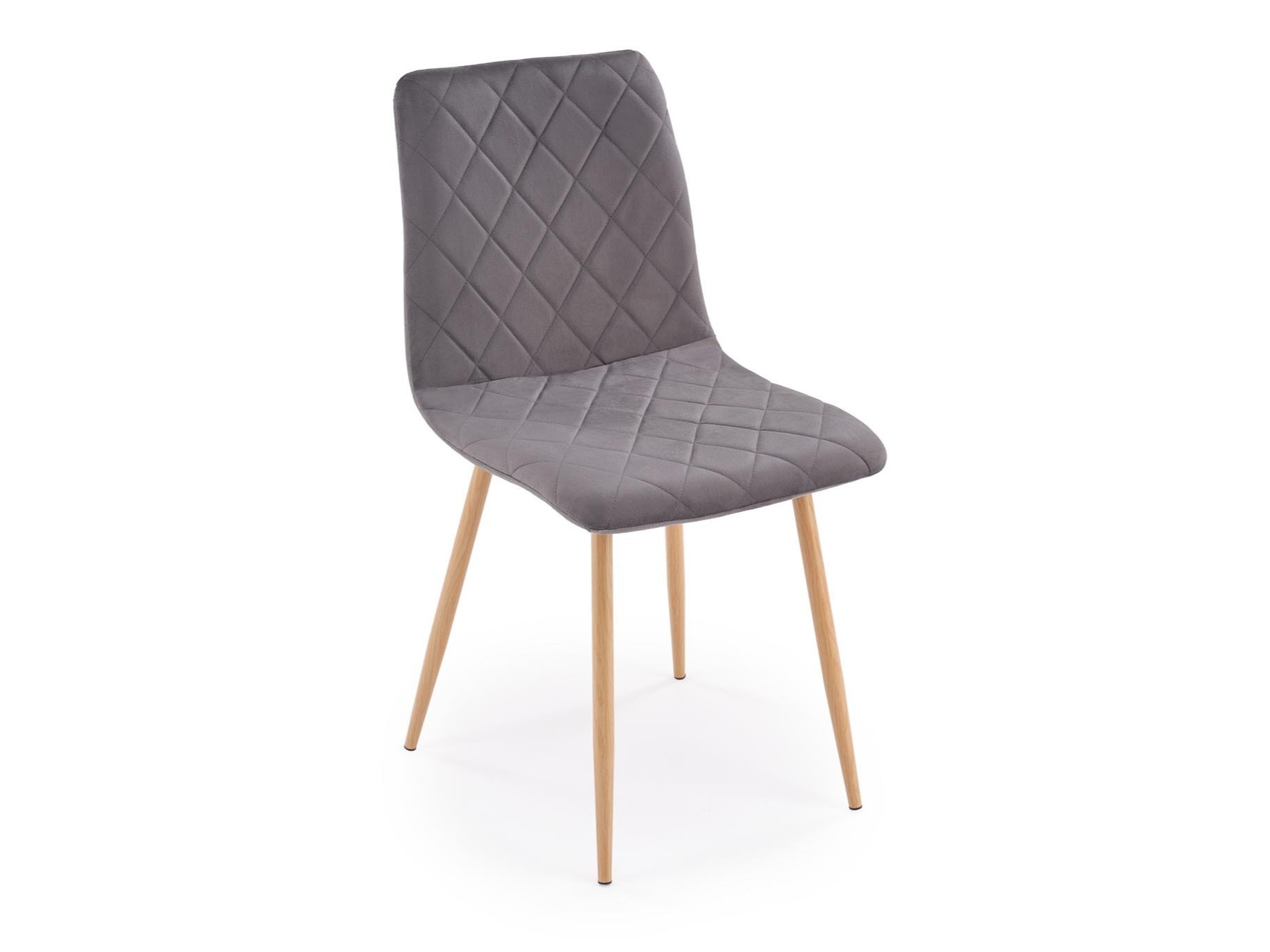 Stoel Houston 1731 (Donkergrijs + Licht hout)