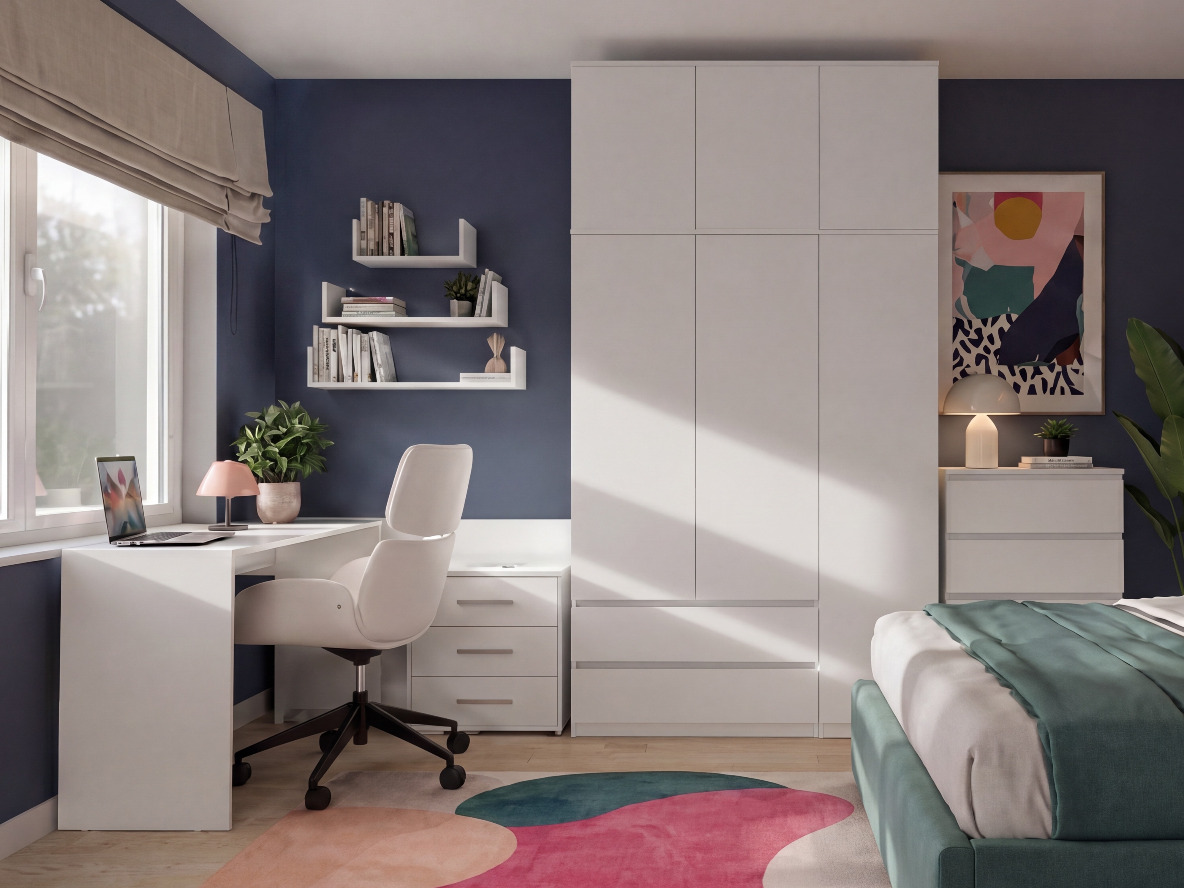 Kledingkast Mandeville 399 (Wit)