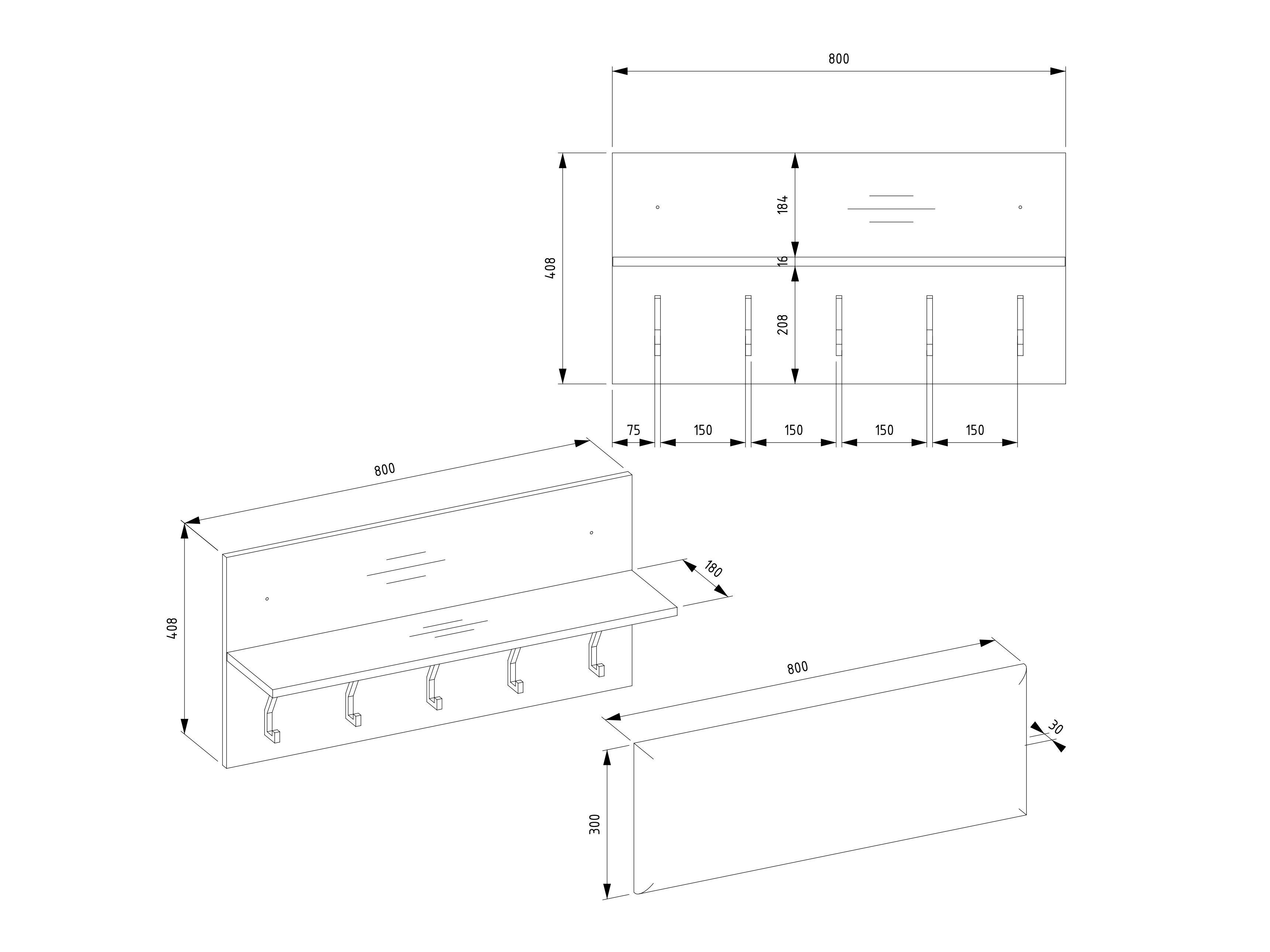 Gangmeubelset Mandeville 402