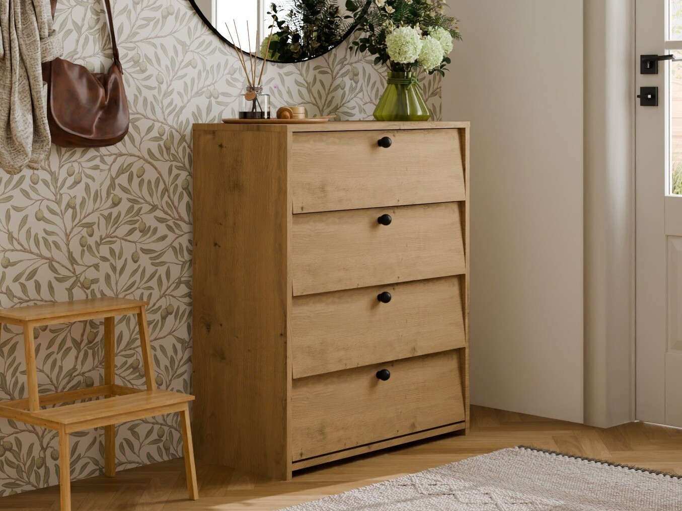 Schoenenkast Mandeville 401 (Artisan eiken)