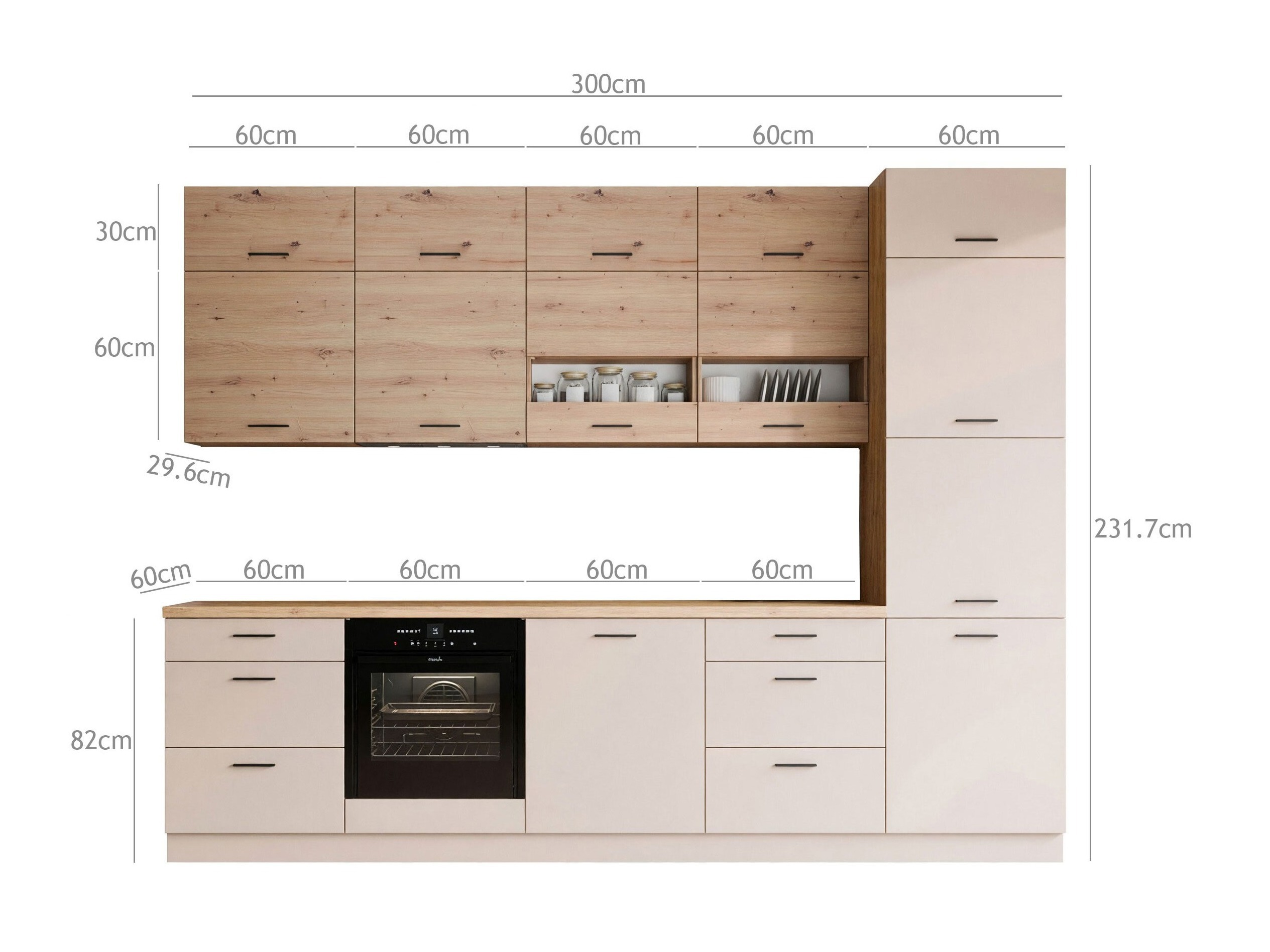 Modulaire keukenset Ati Cashmere Artisan 100