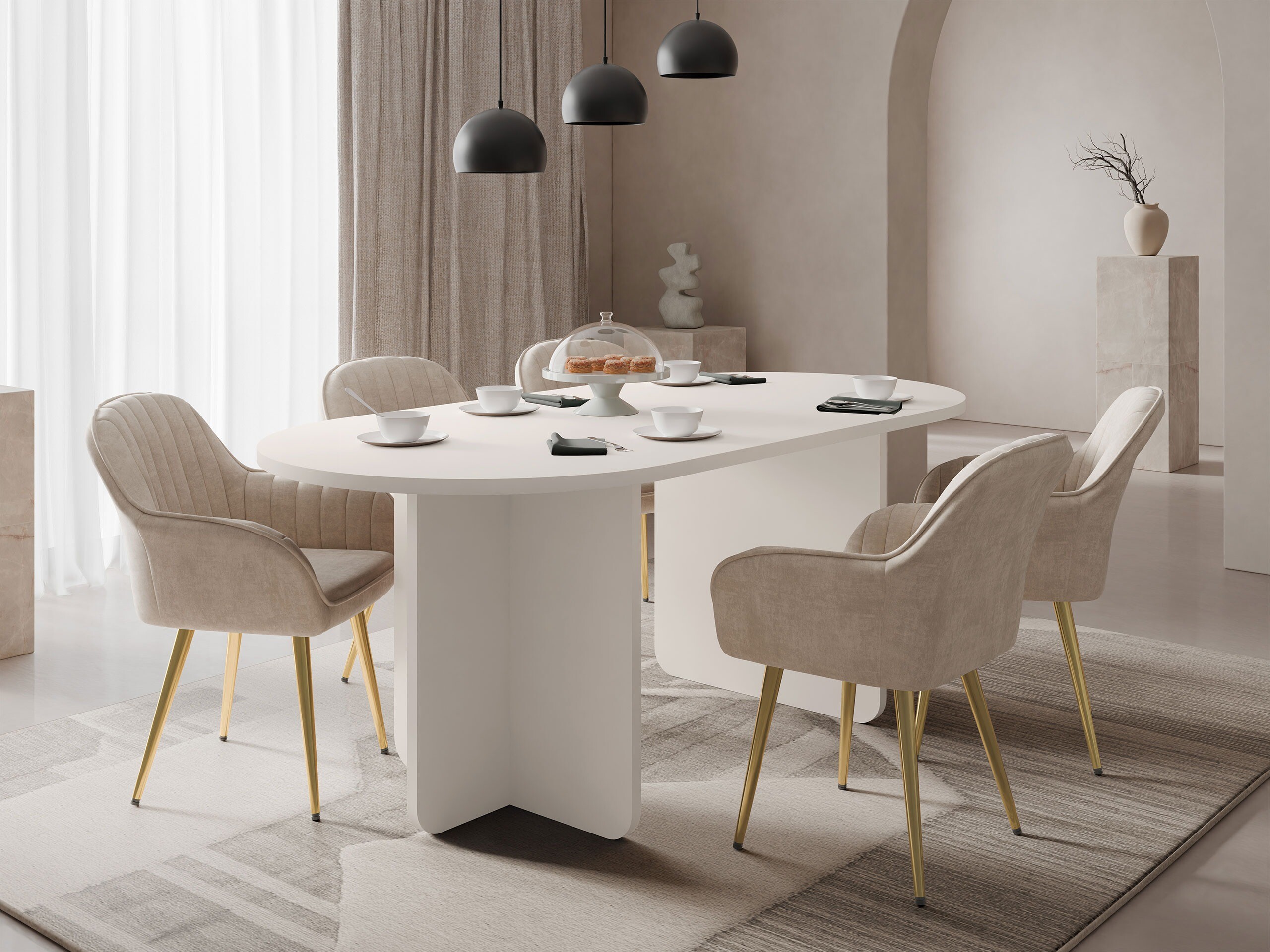 Tafel Comfivo Humar (Beige)