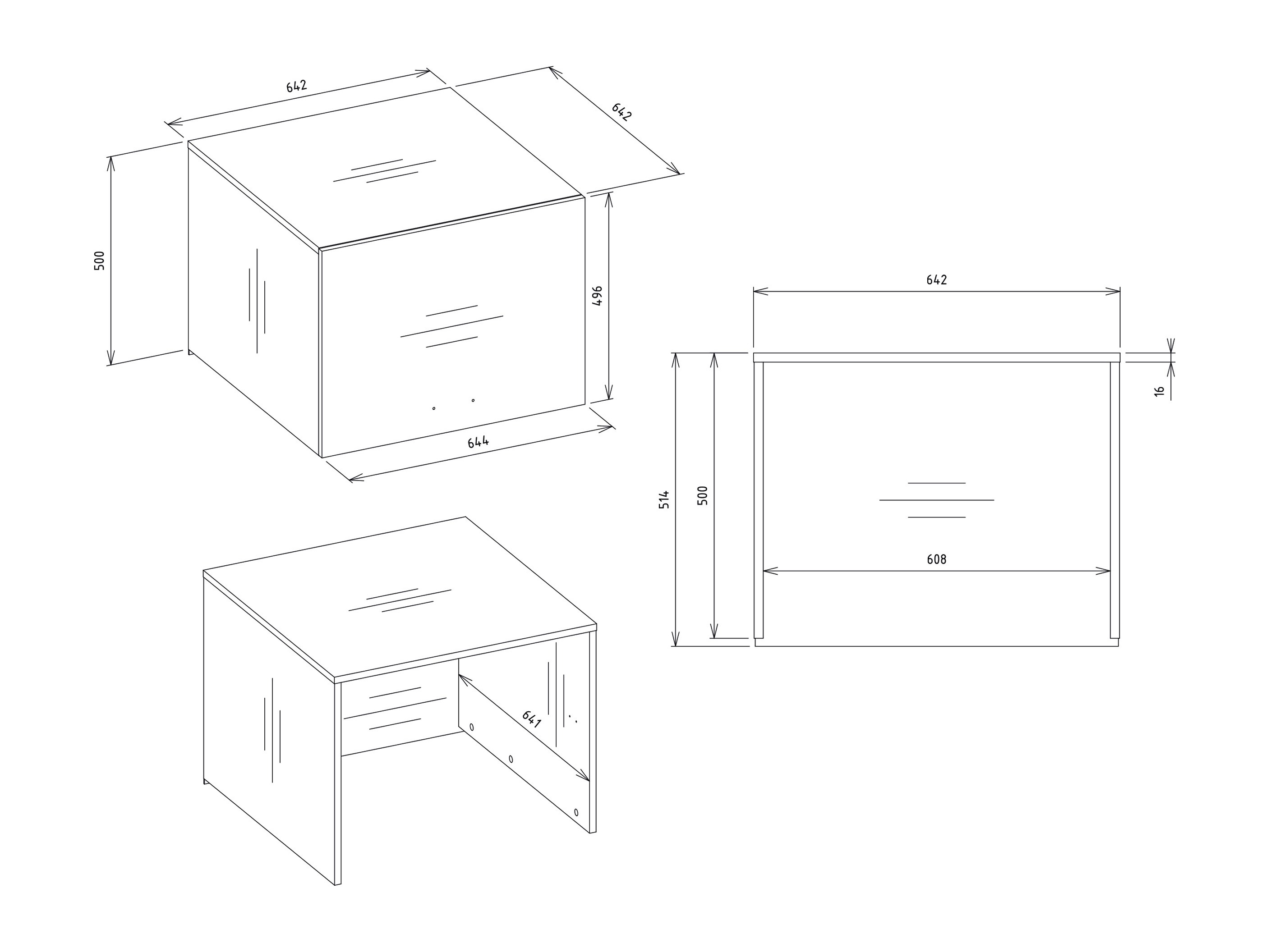 Plank voor de badkamer Balelbo 116 (Wit)