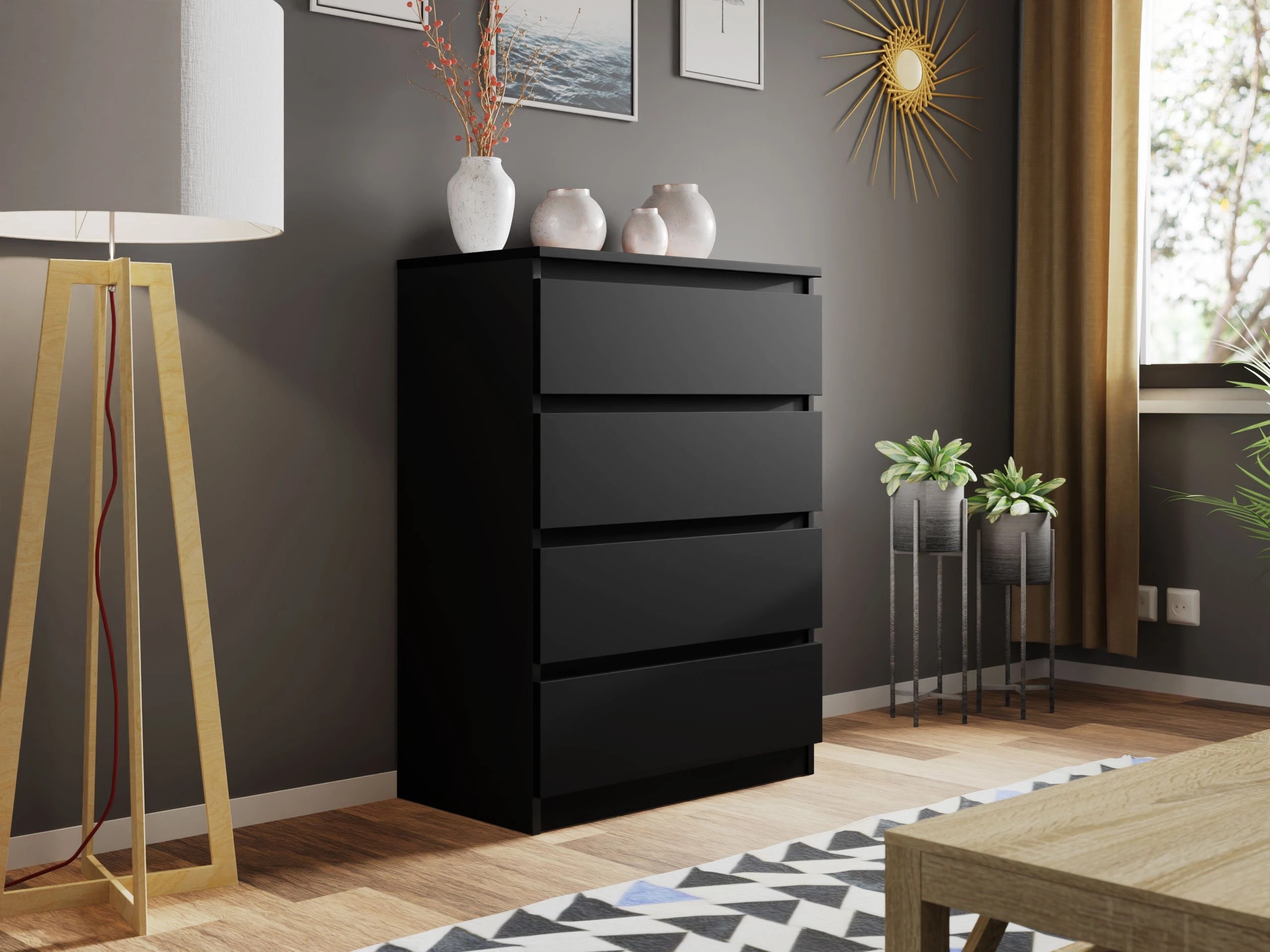 Ladekast Comfivo Structor I (Zwart)