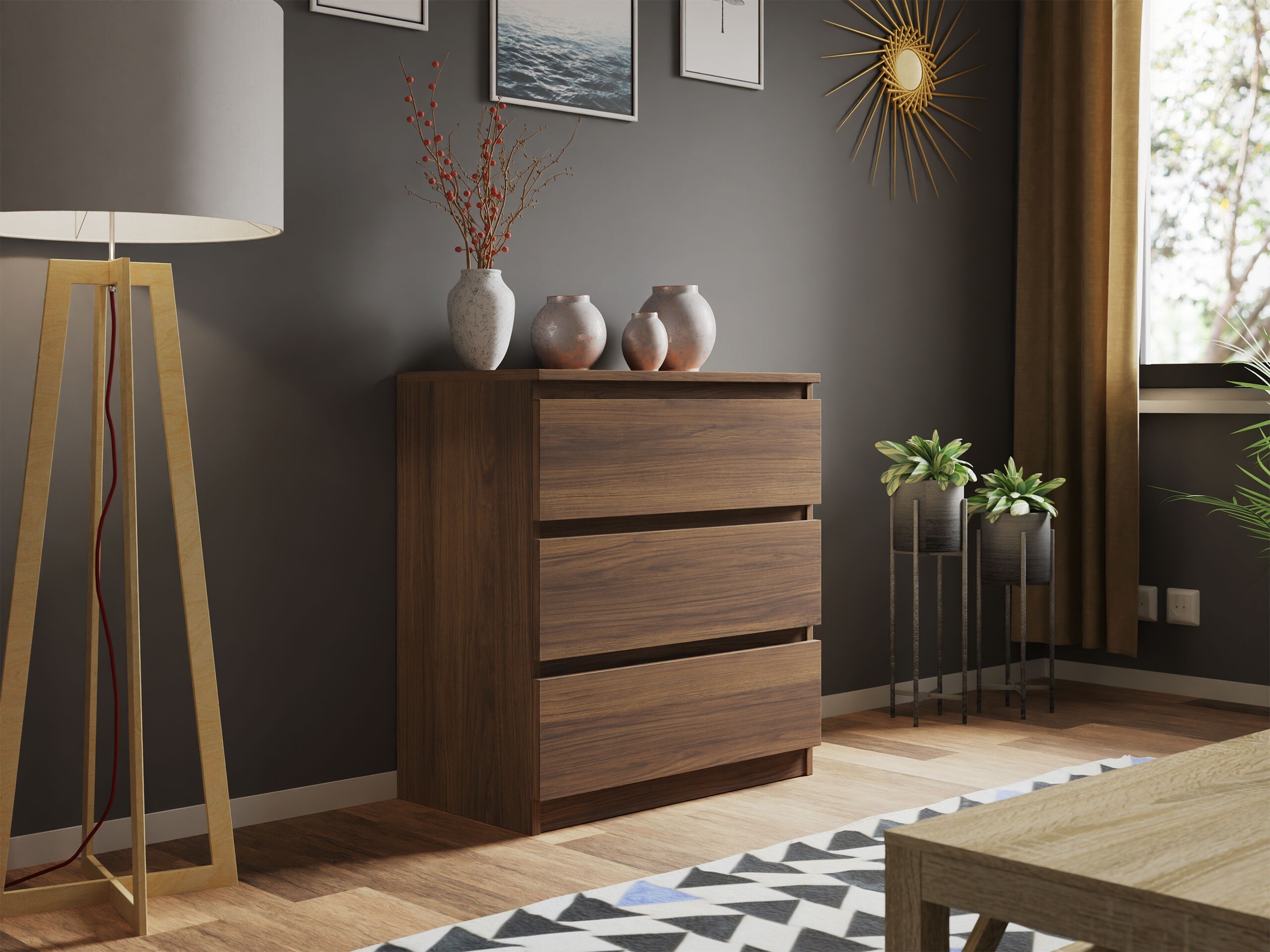 Ladekast Comfivo Structor (Notenhout)