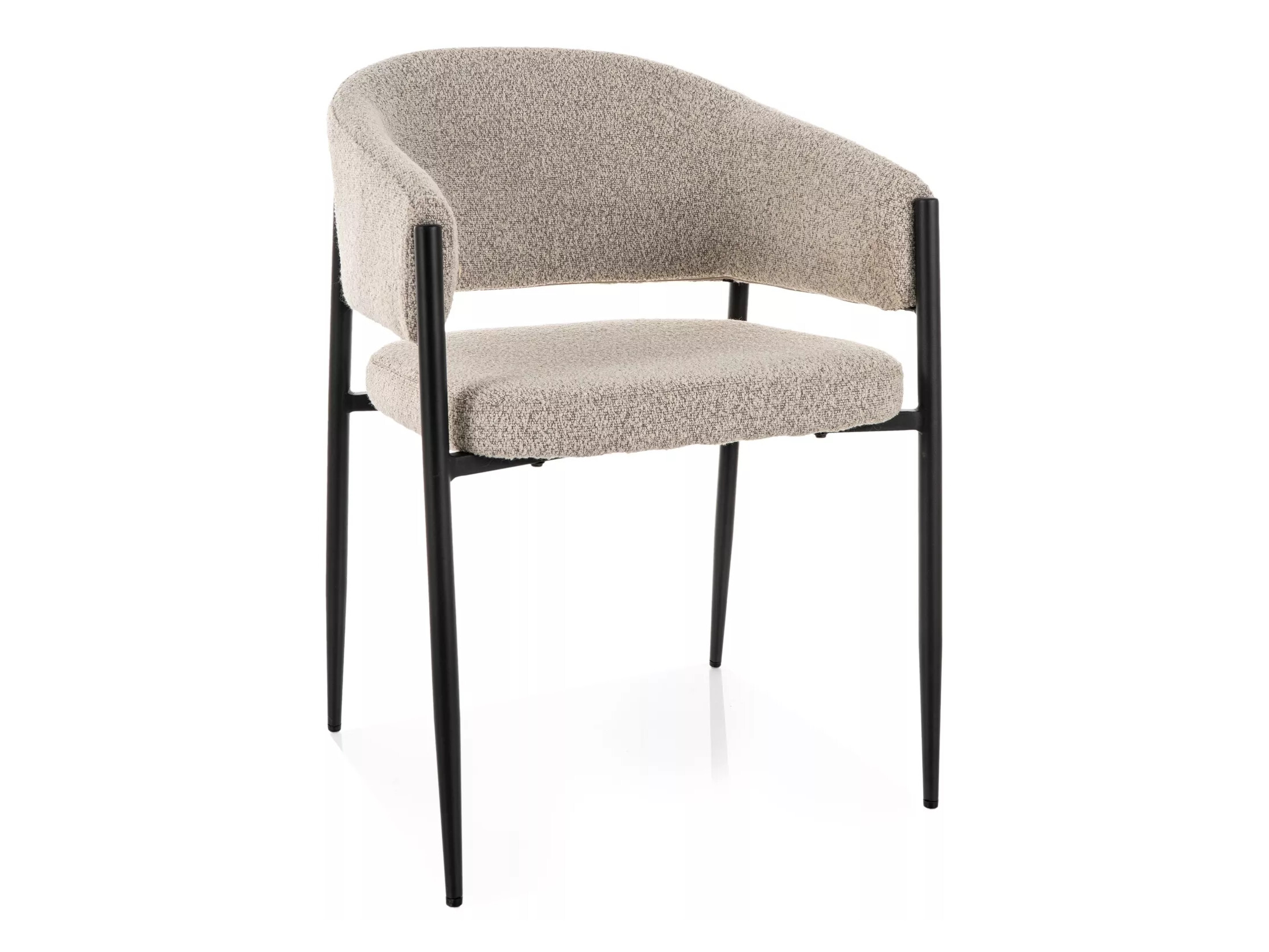 Stoel Detroit 1053 (Beige + Mat Zwart)