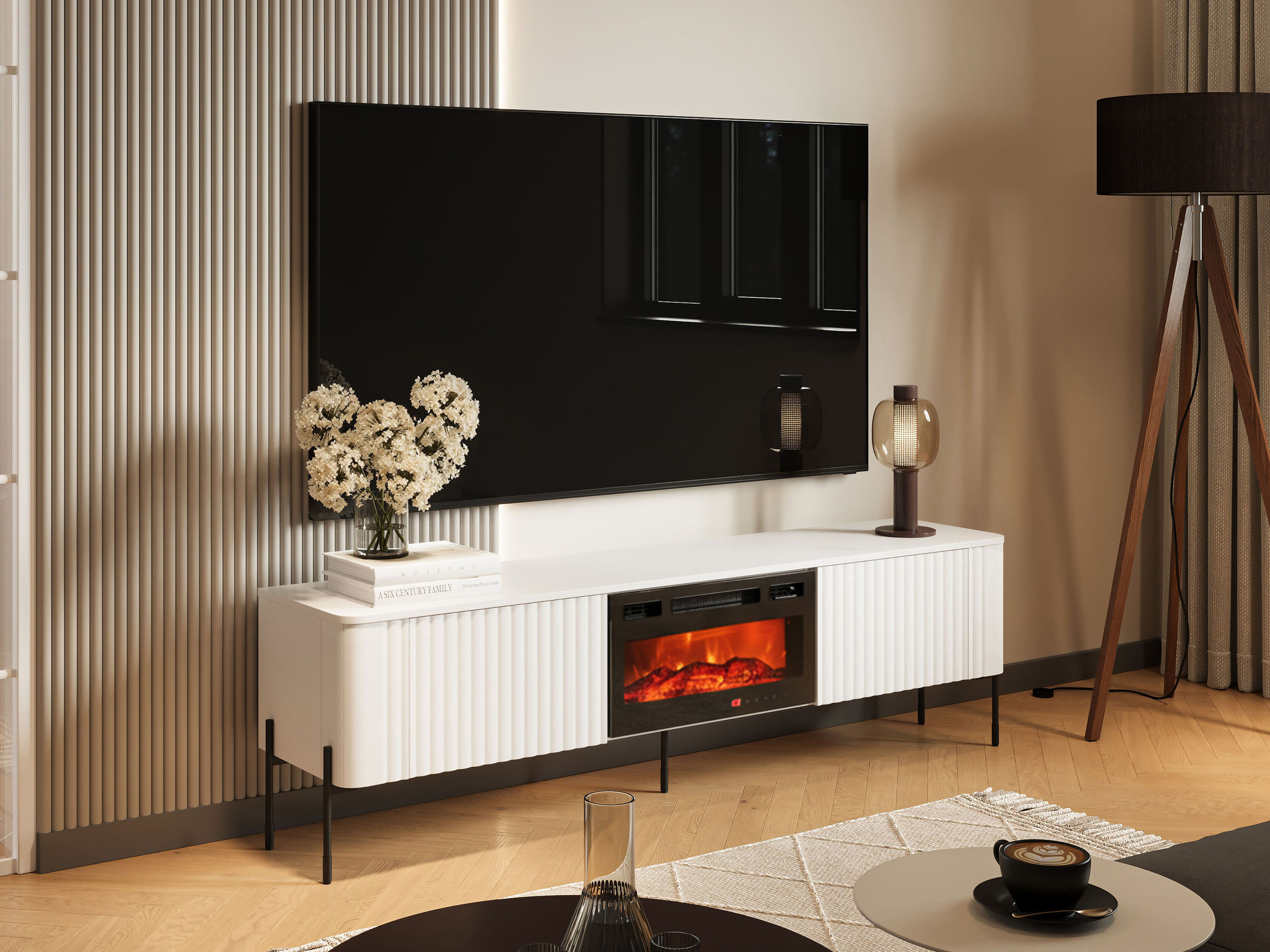 TV-meubel Nobilitas I (Wit)