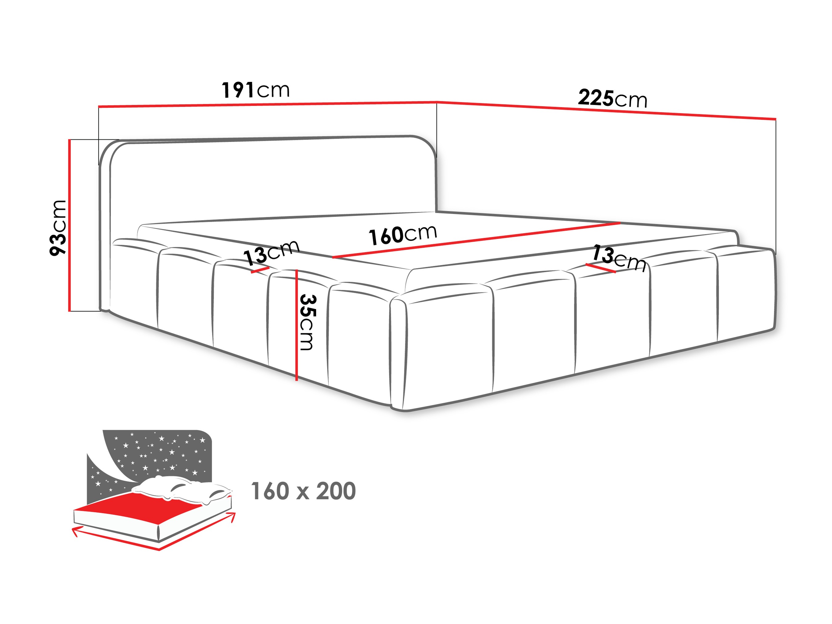 Bed TrendyNest Orata (Lambi 01)