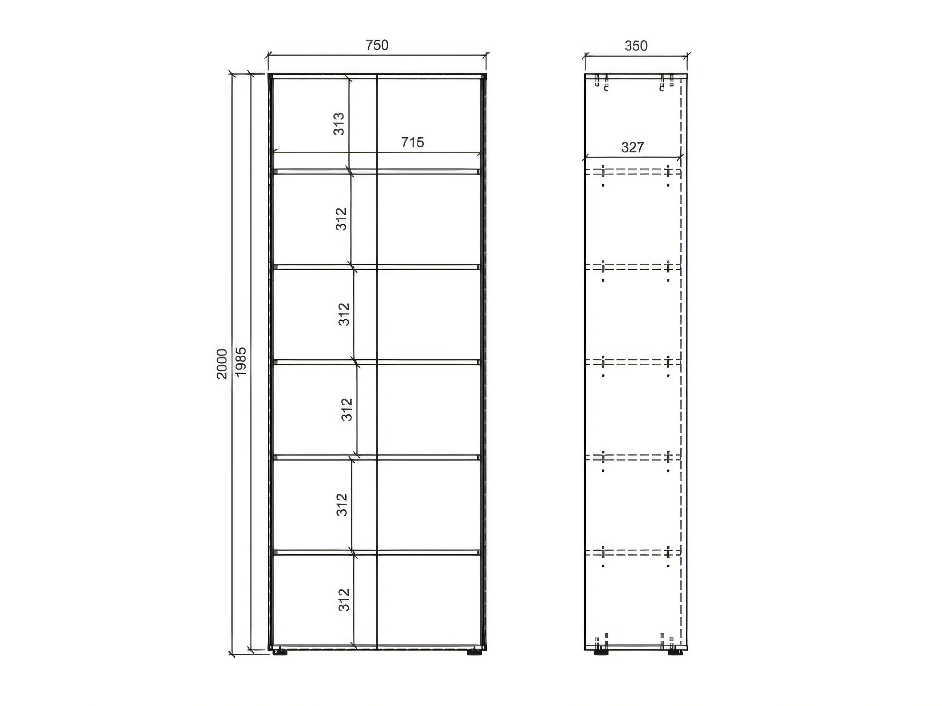 Boekenkast Elbteni 107
