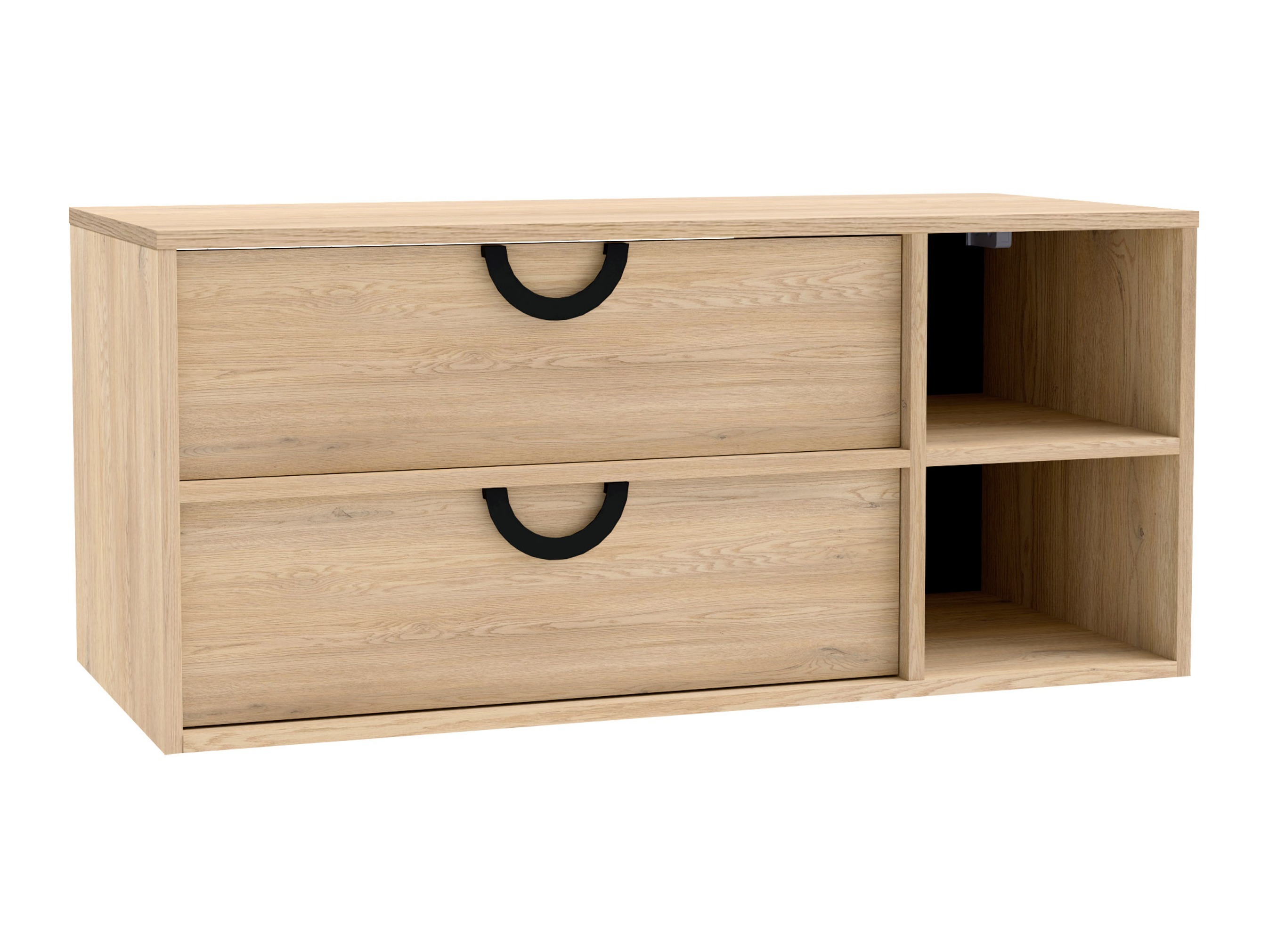 Hangend badkamermeubel voor wastafel Sodalis (Eiken)