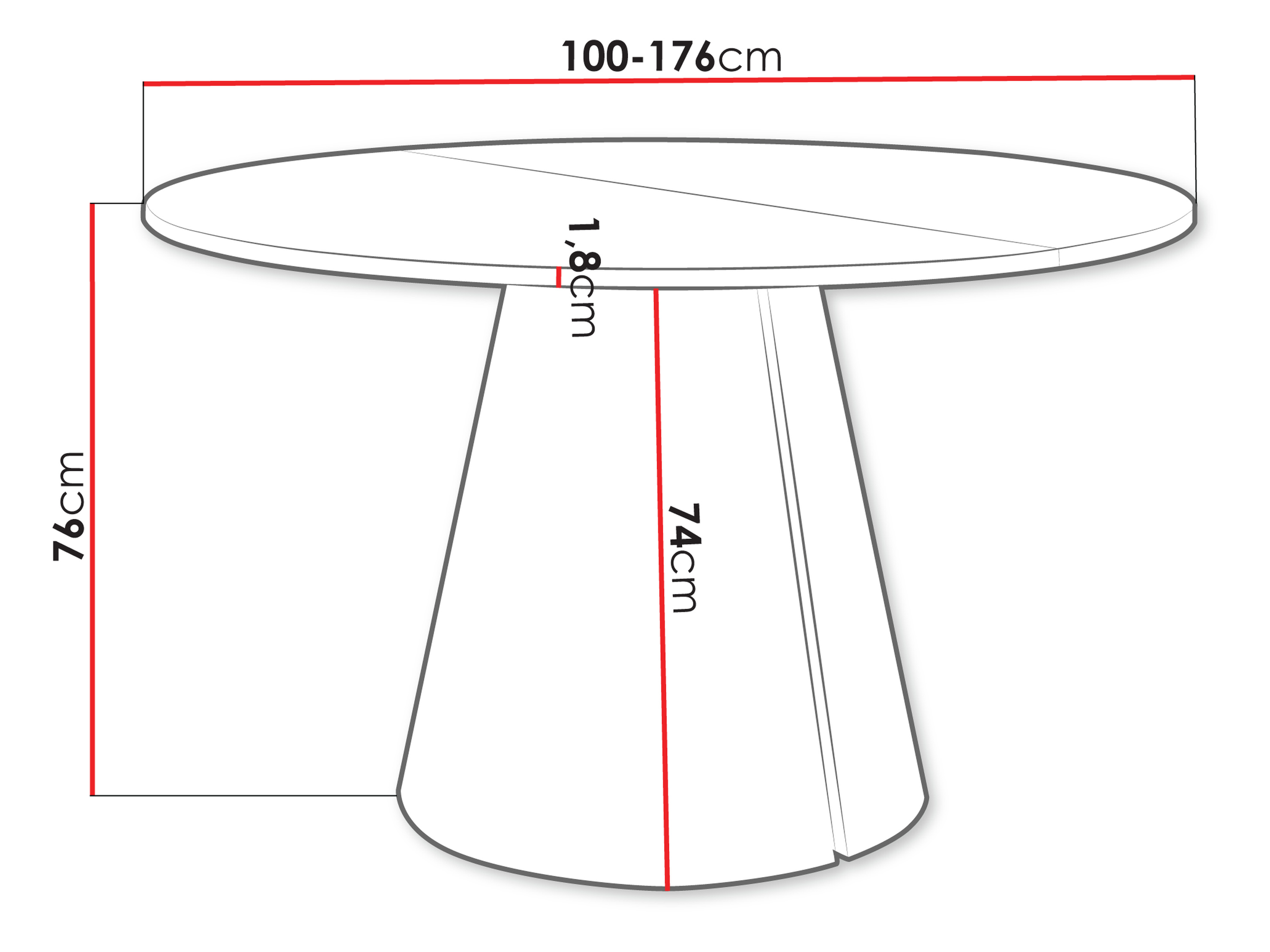 Tafel Oswego 184